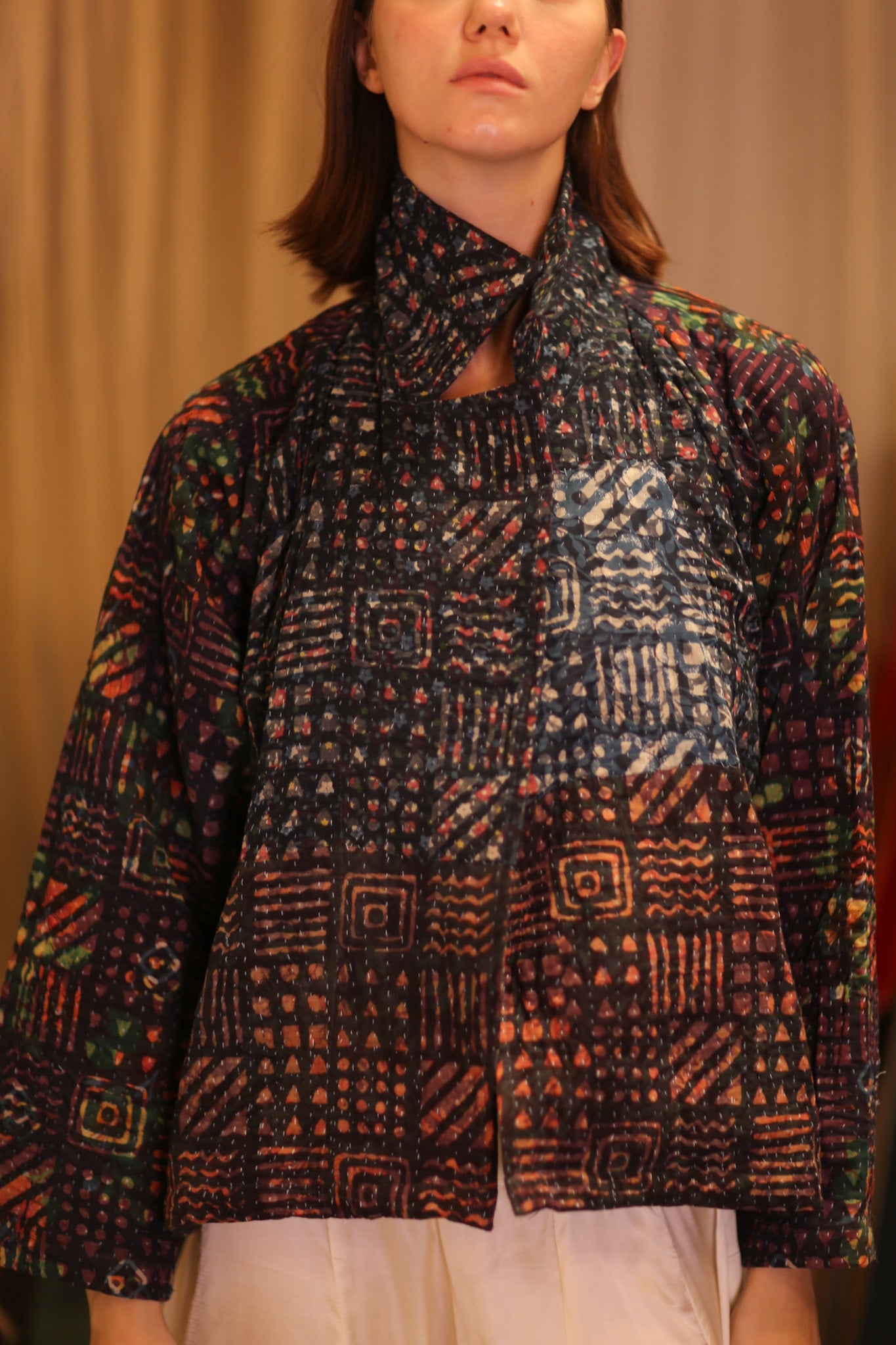 PATTERN KANTHA JACKET THADAI