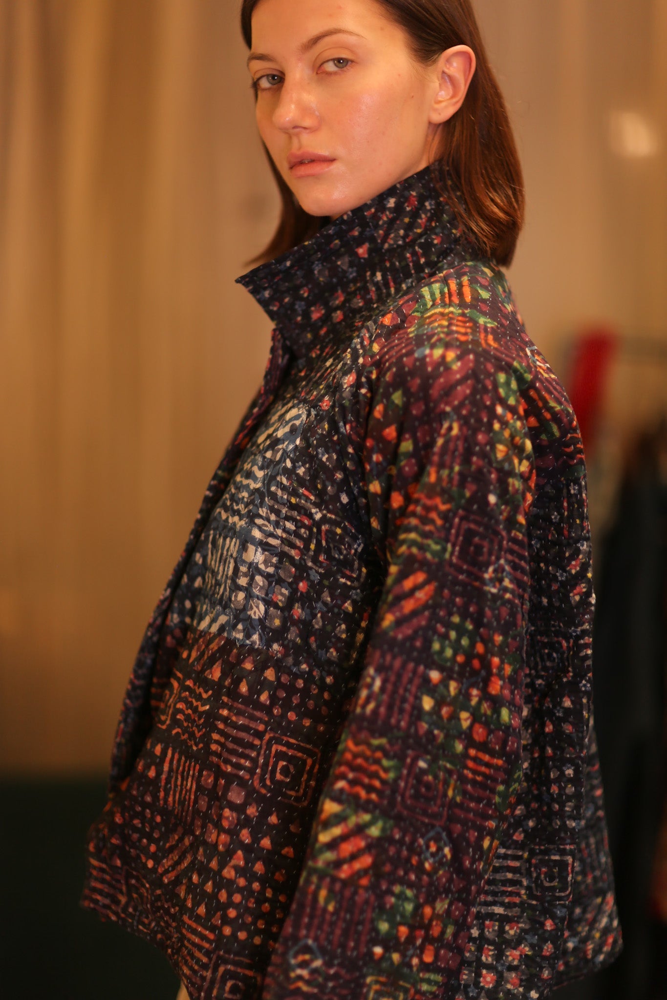 PATTERN KANTHA JACKET THADAI