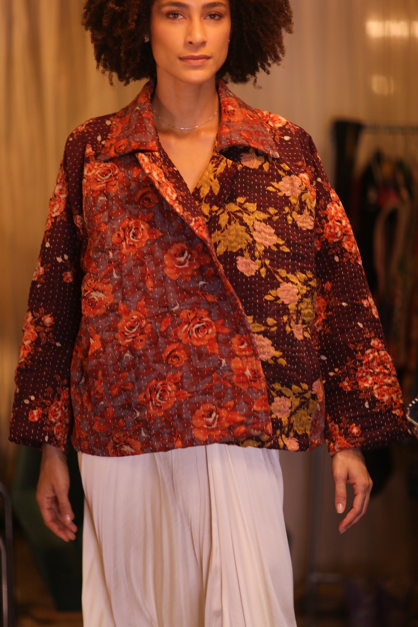 PATTERN KANTHA JACKET SPRING