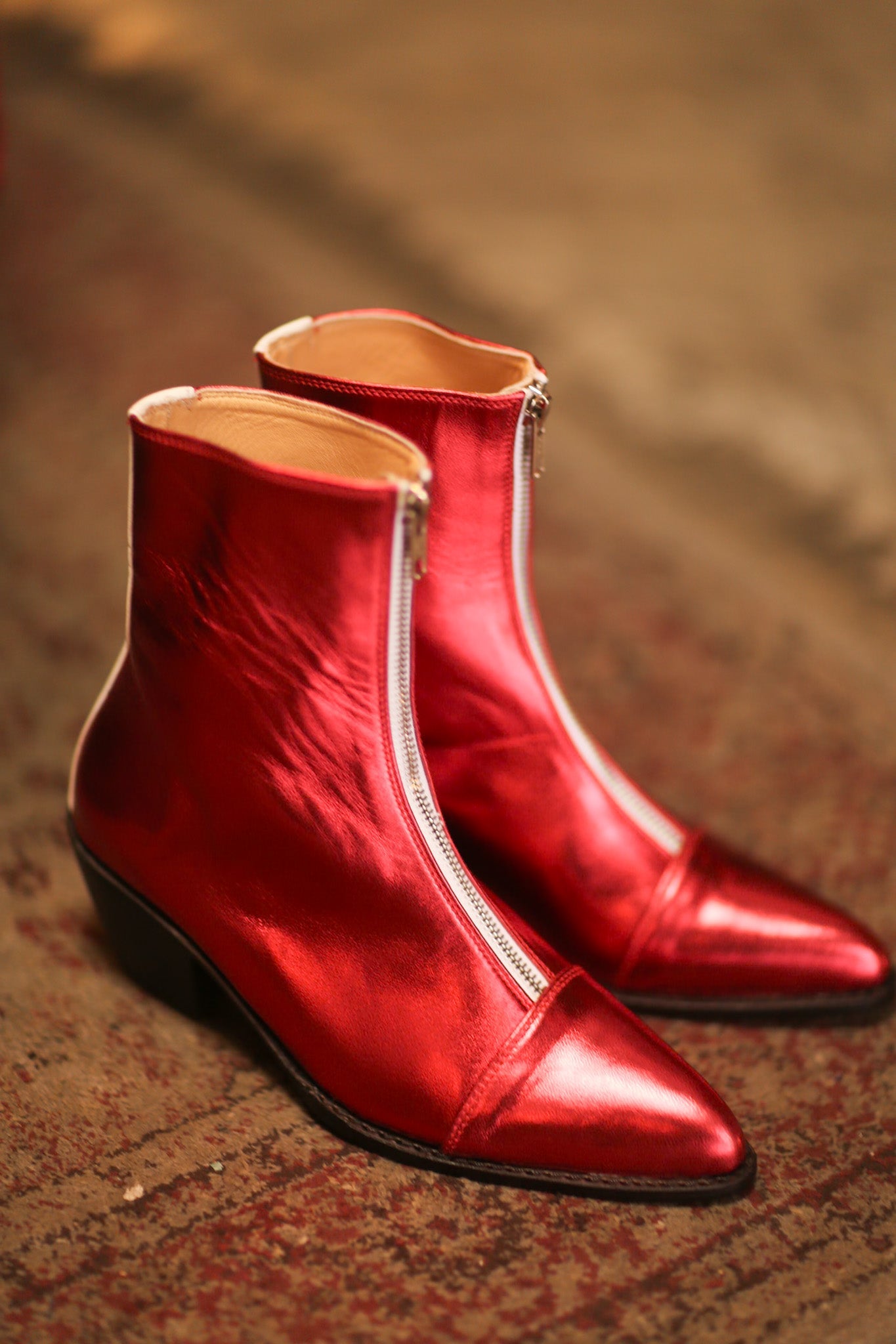 RED ȚOP ZIPPER  BOOTS ANNI