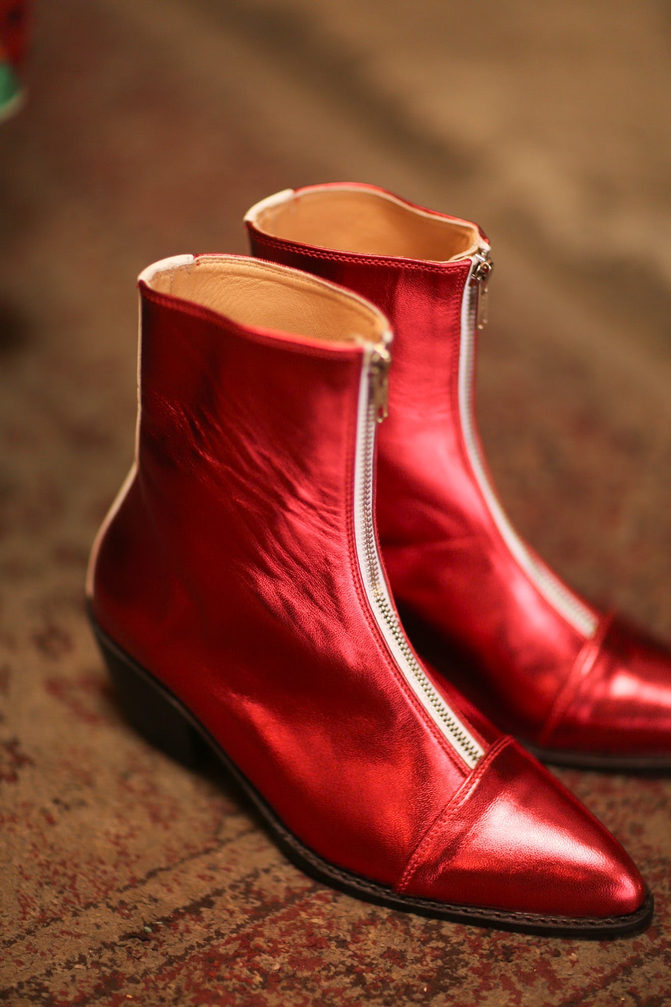 RED ȚOP ZIPPER  BOOTS ANNI