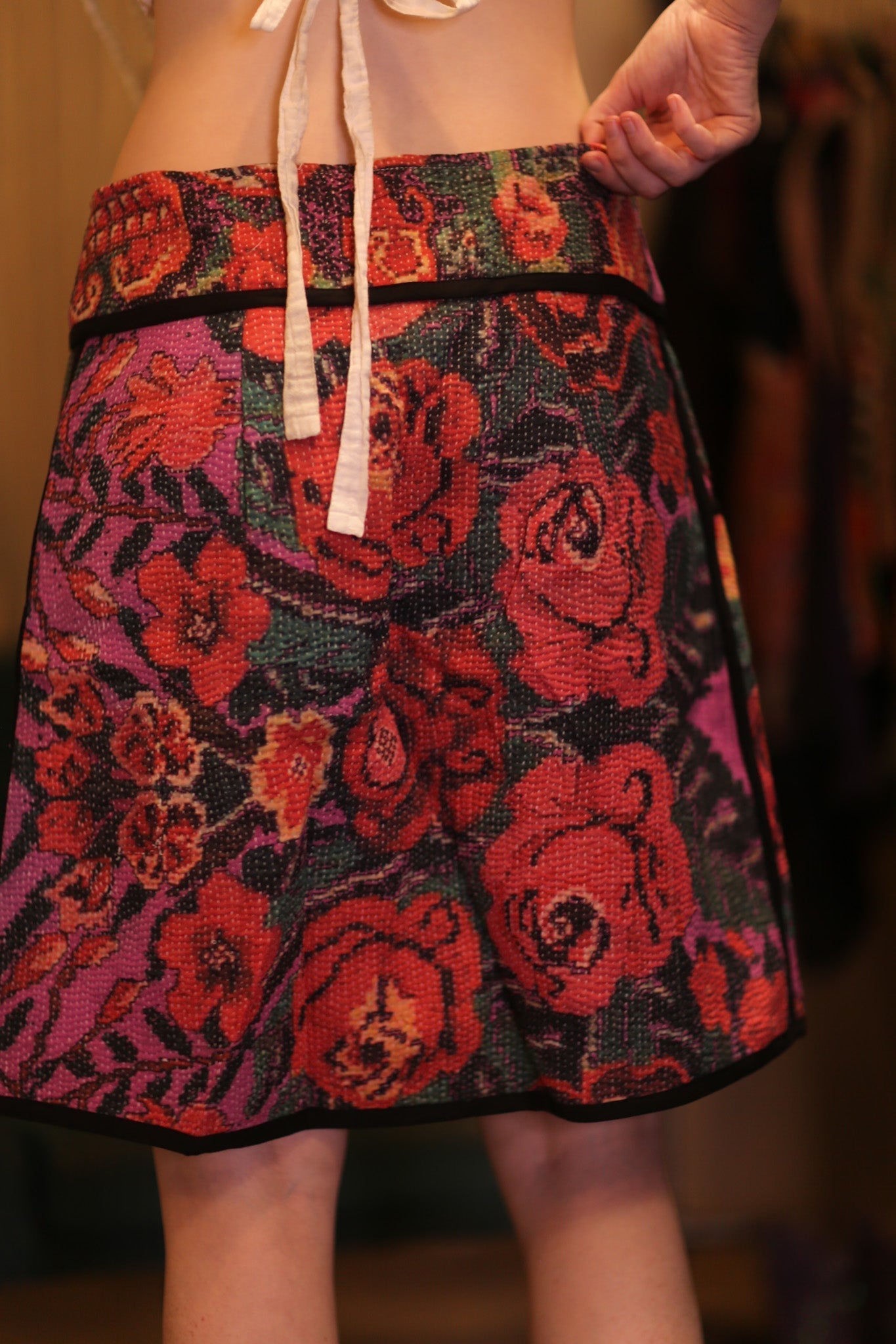 FLORAL SKIRT THE ROSE