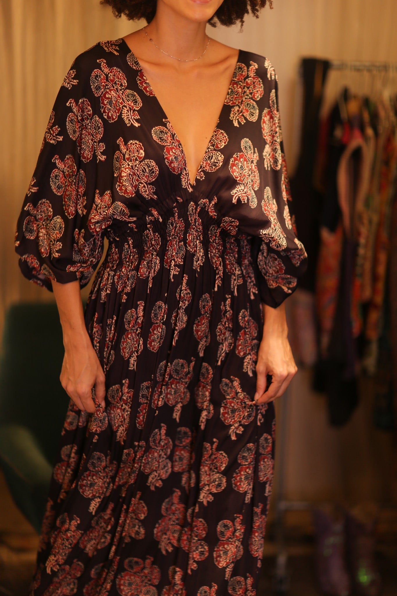 SILK DRESS ZURI RUBSIS