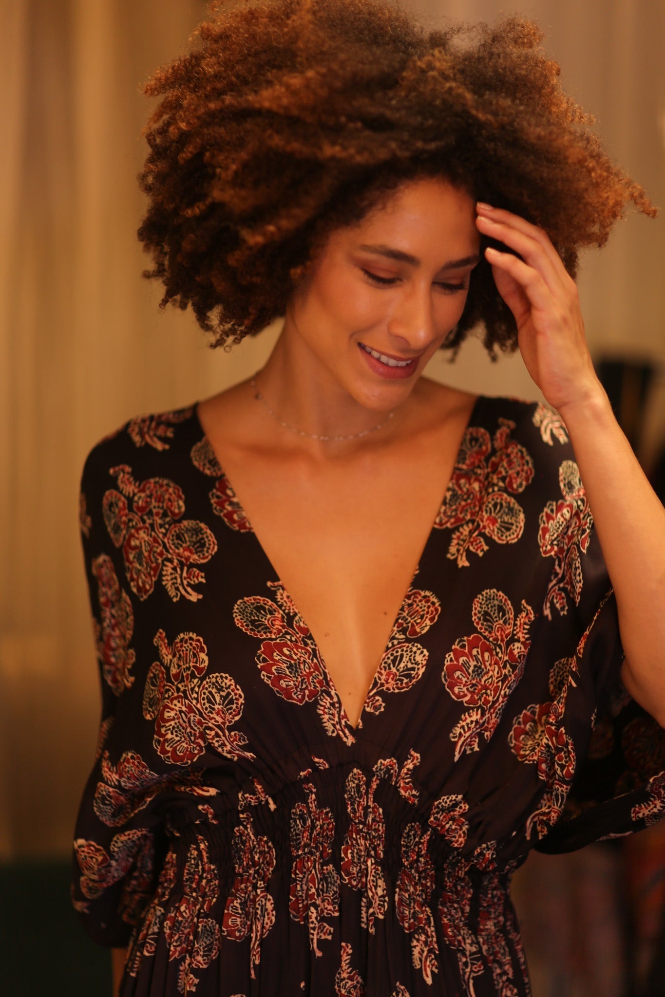 SILK DRESS ZURI RUBSIS