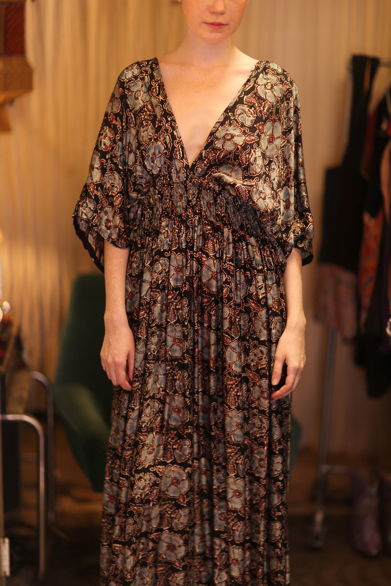 ZURI SILK DRESS DAISYIS