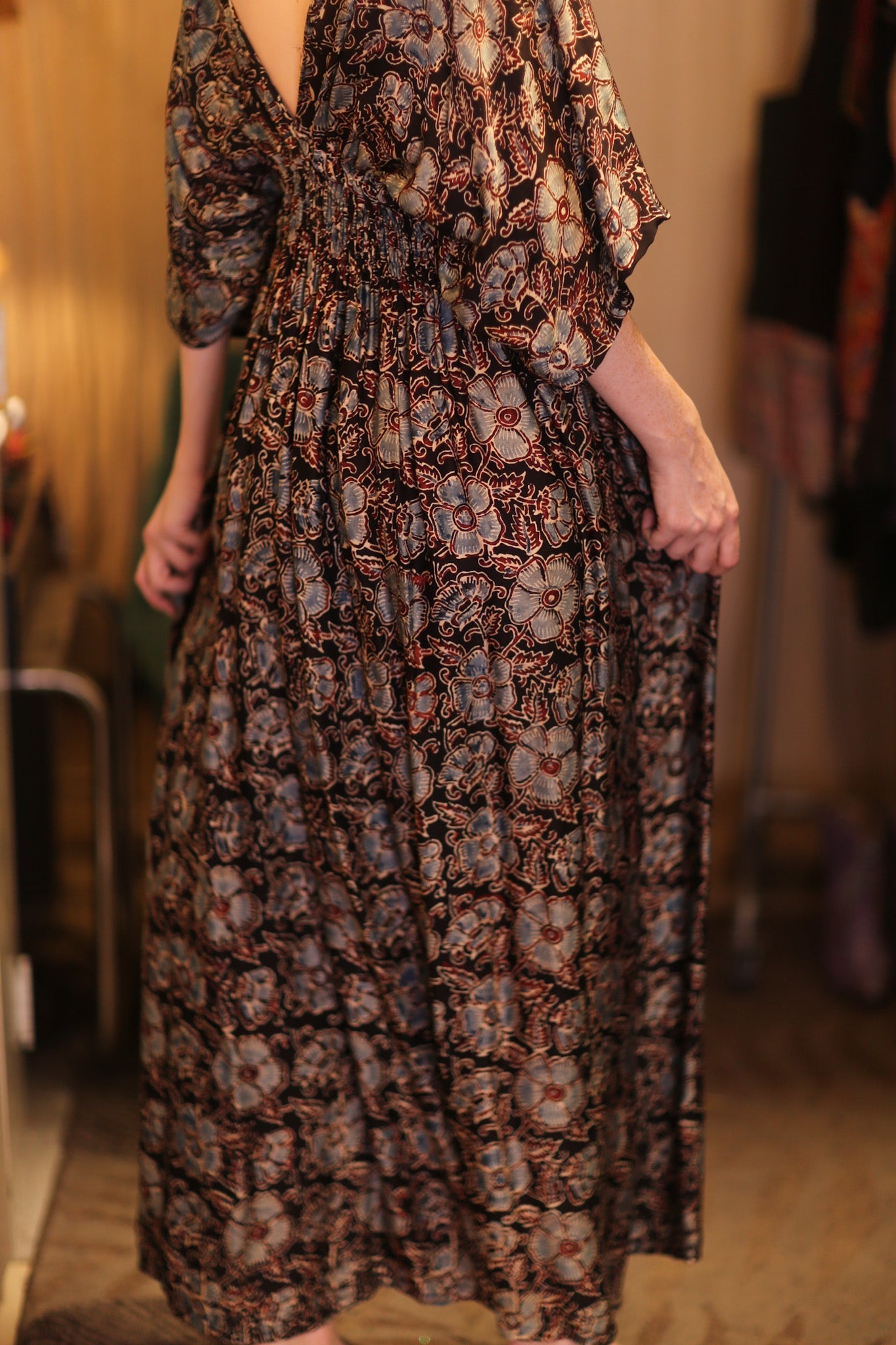 ZURI SILK DRESS DAISYIS