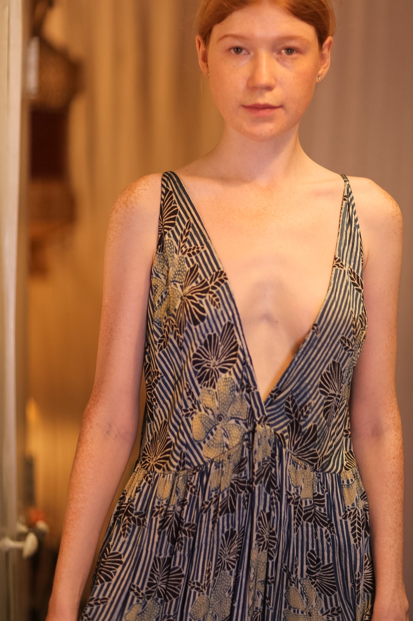 LILY SILK DRESS HIBISCUS