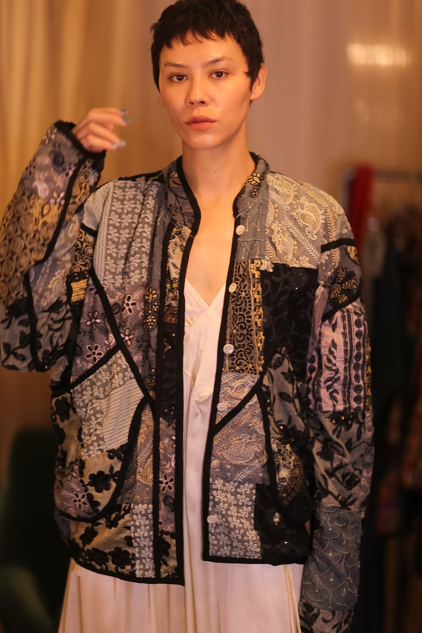 PATCHWORK PATTERN JACKET YILAYTHANT