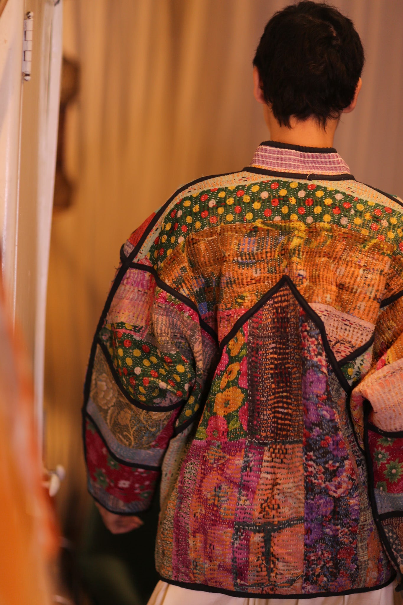 PATCHWORK PATTERN KANTHA JACKET KALAW