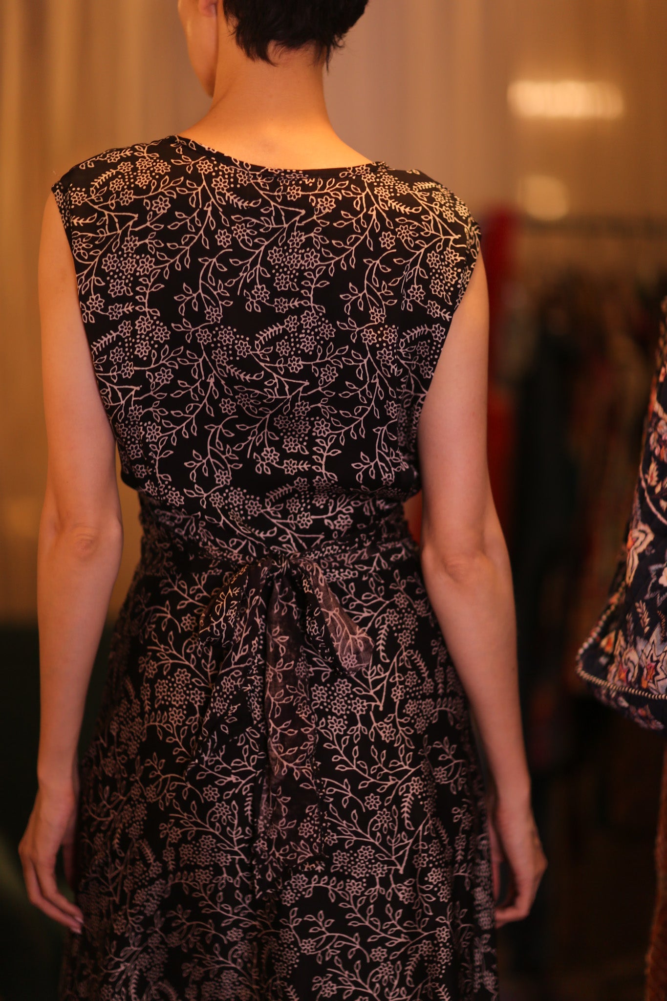 WRAP SILK DRESS GABRIELE SWEN
