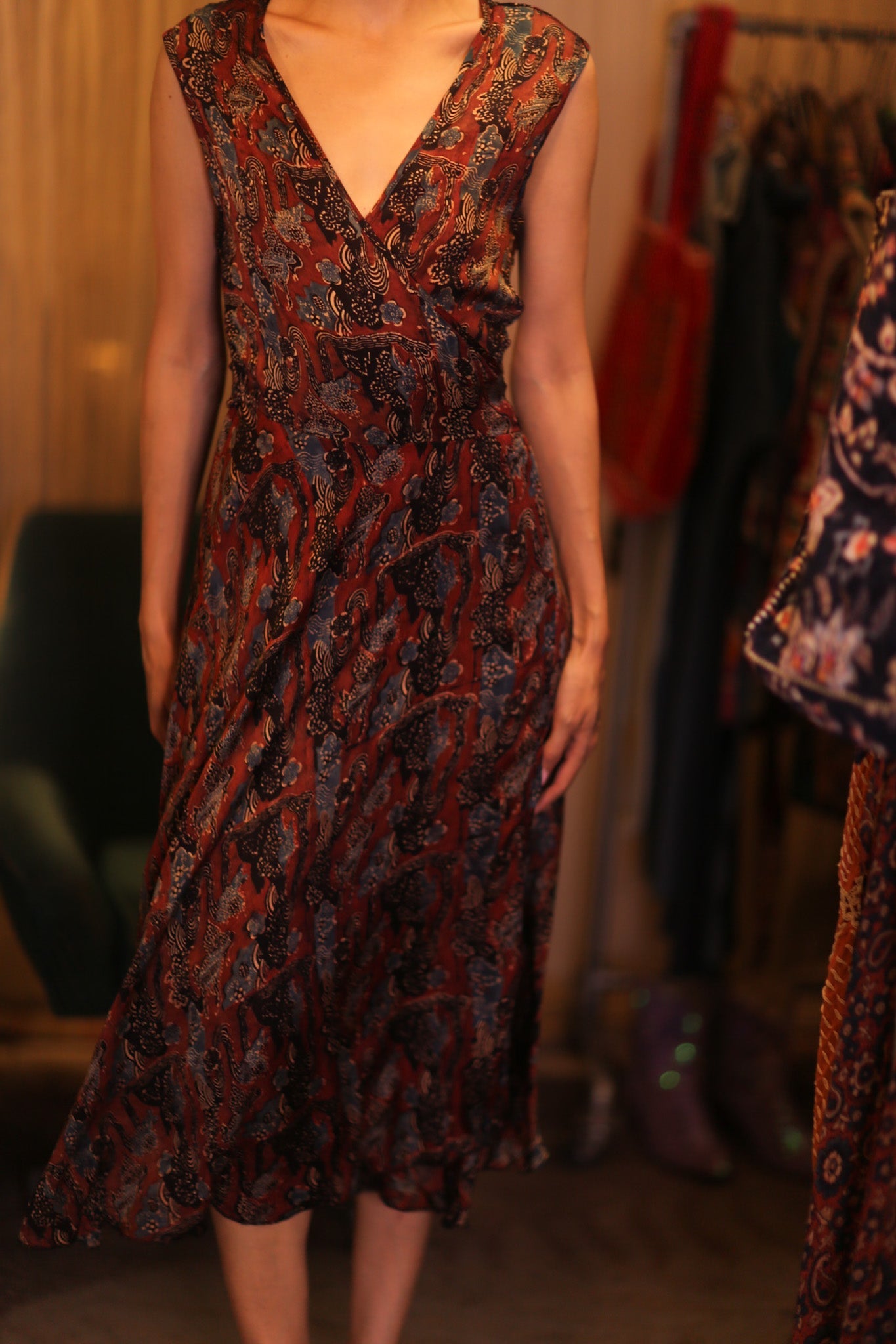 SILK WRAP DRESS GABRIELE PADA