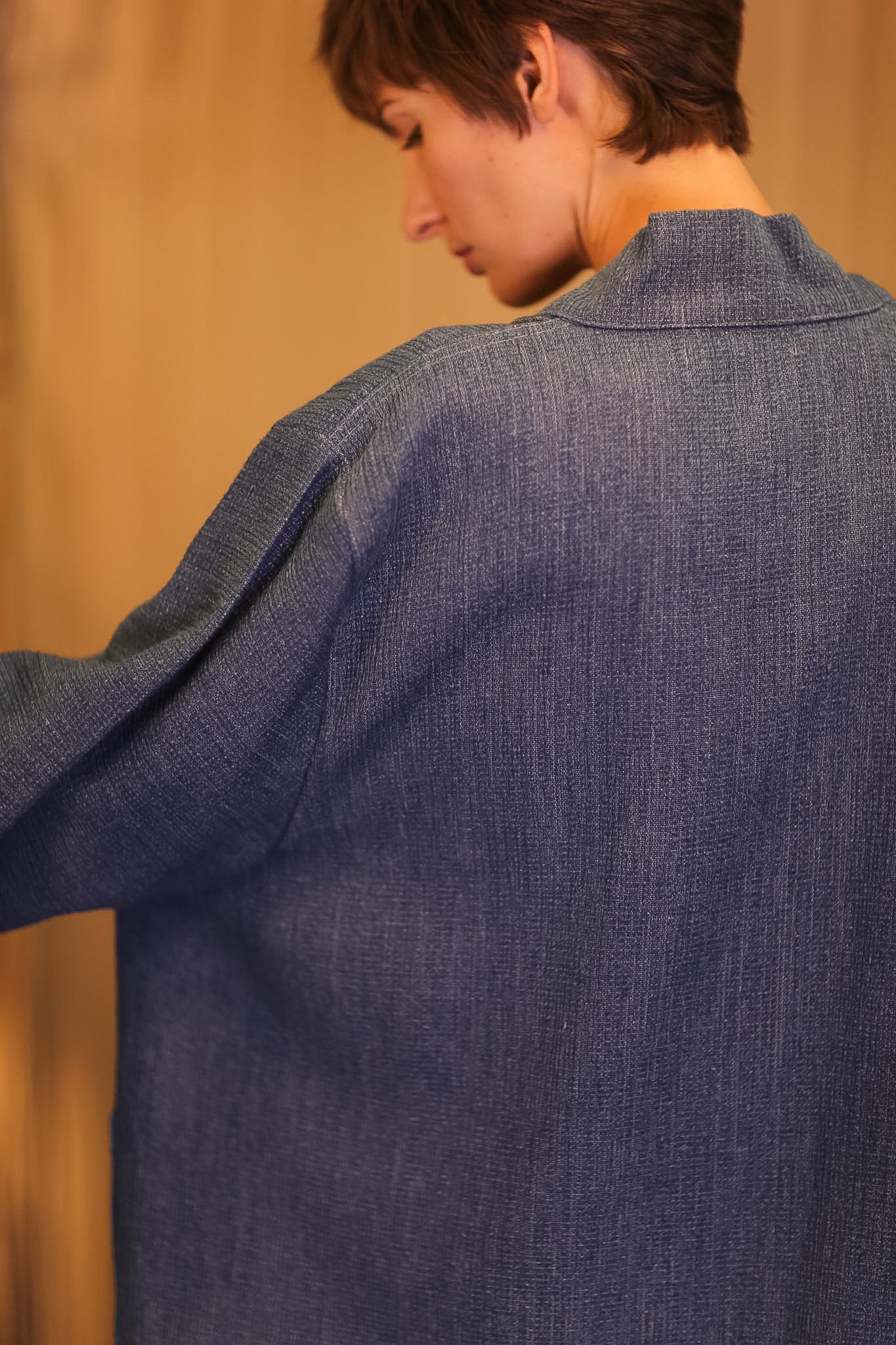PREMIUM JAPANESE SHORT DENIM KIMONO KYAUNGCHIT