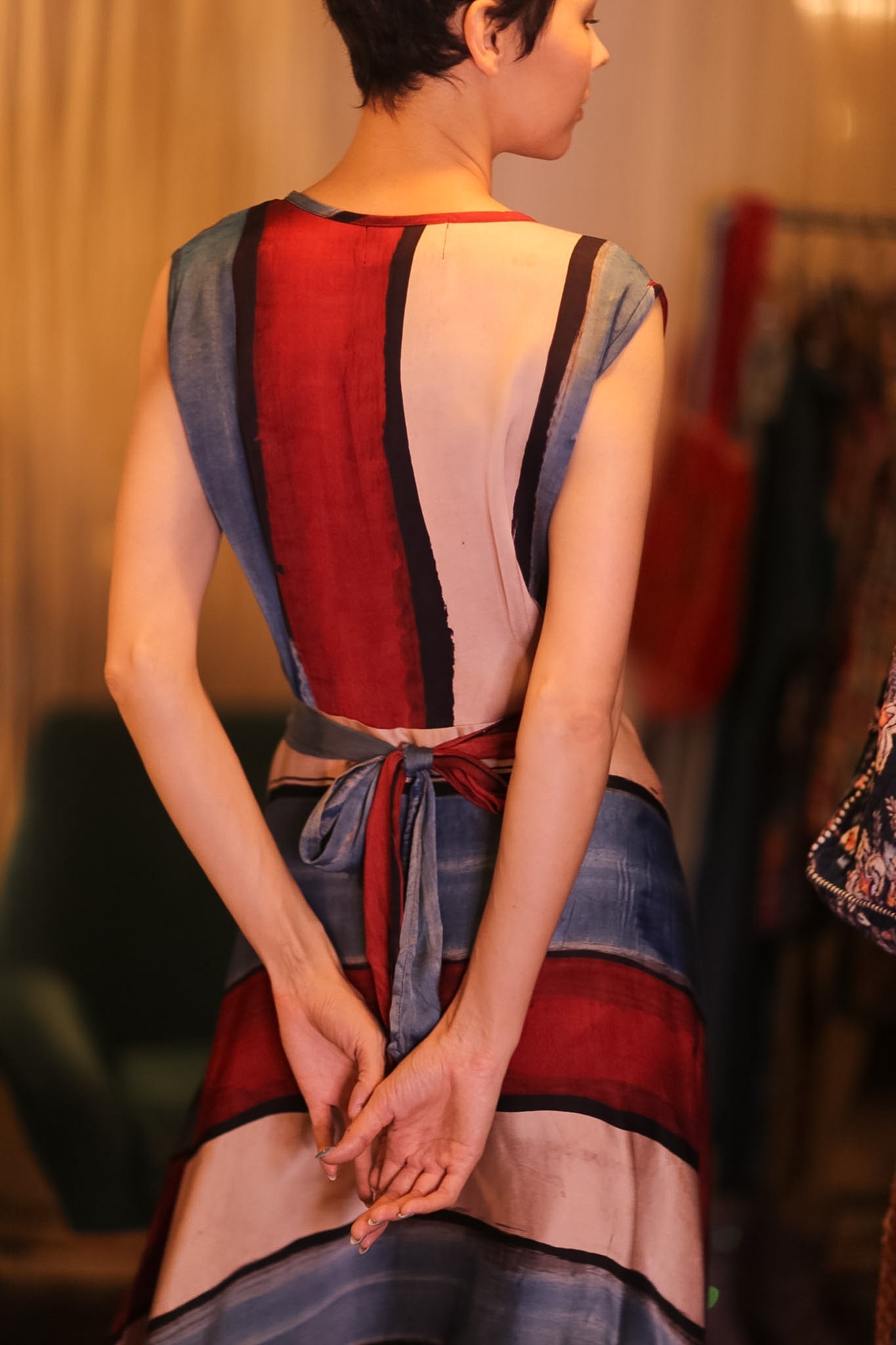 WRAP SILK DRESS GABRIELE CHOLADA
