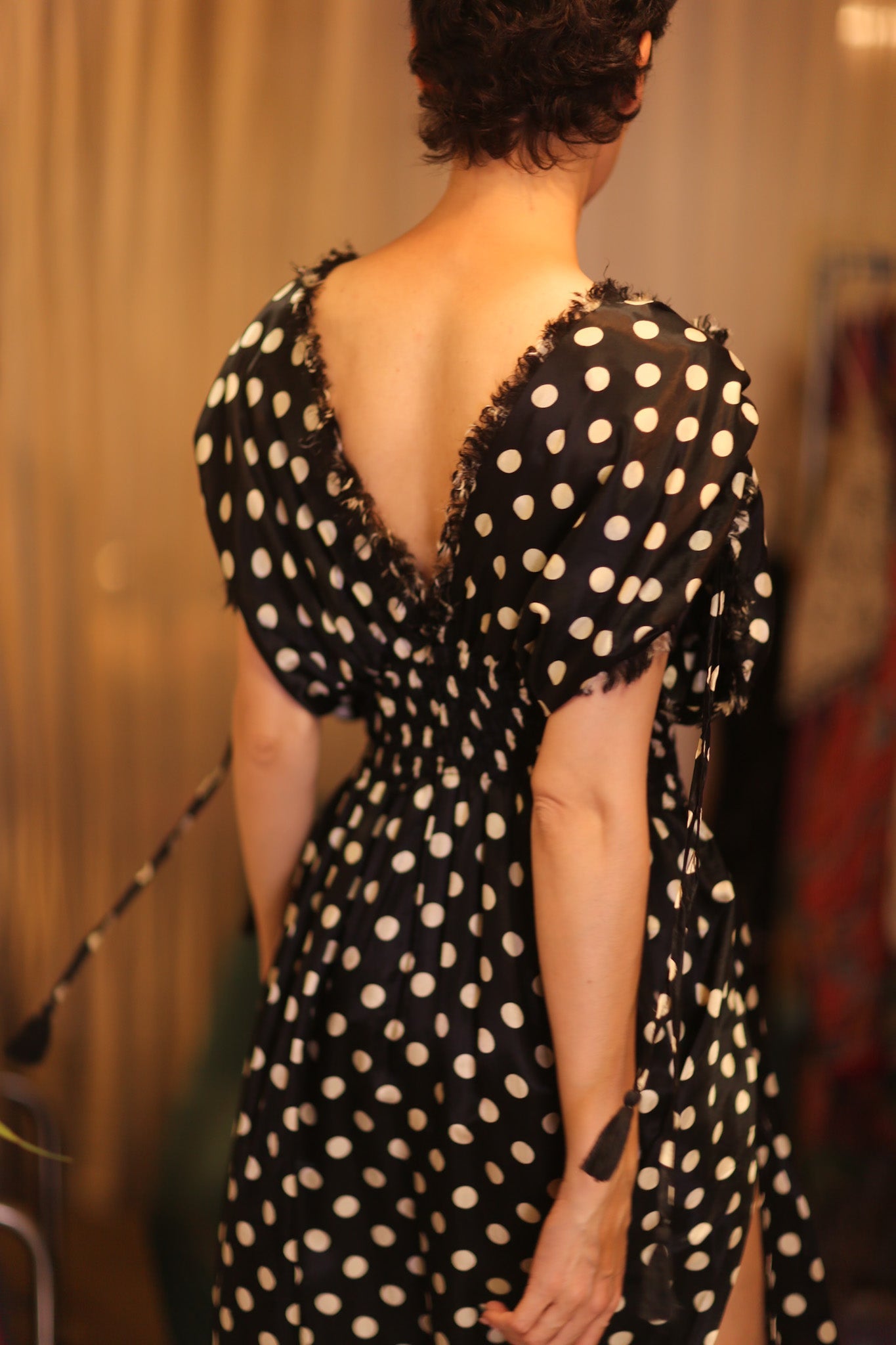 SILK DRESS SCRALETT MOOLET