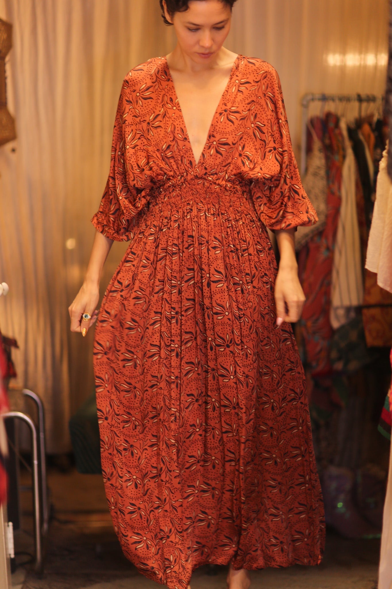SILK DRESS ZURI YOZO