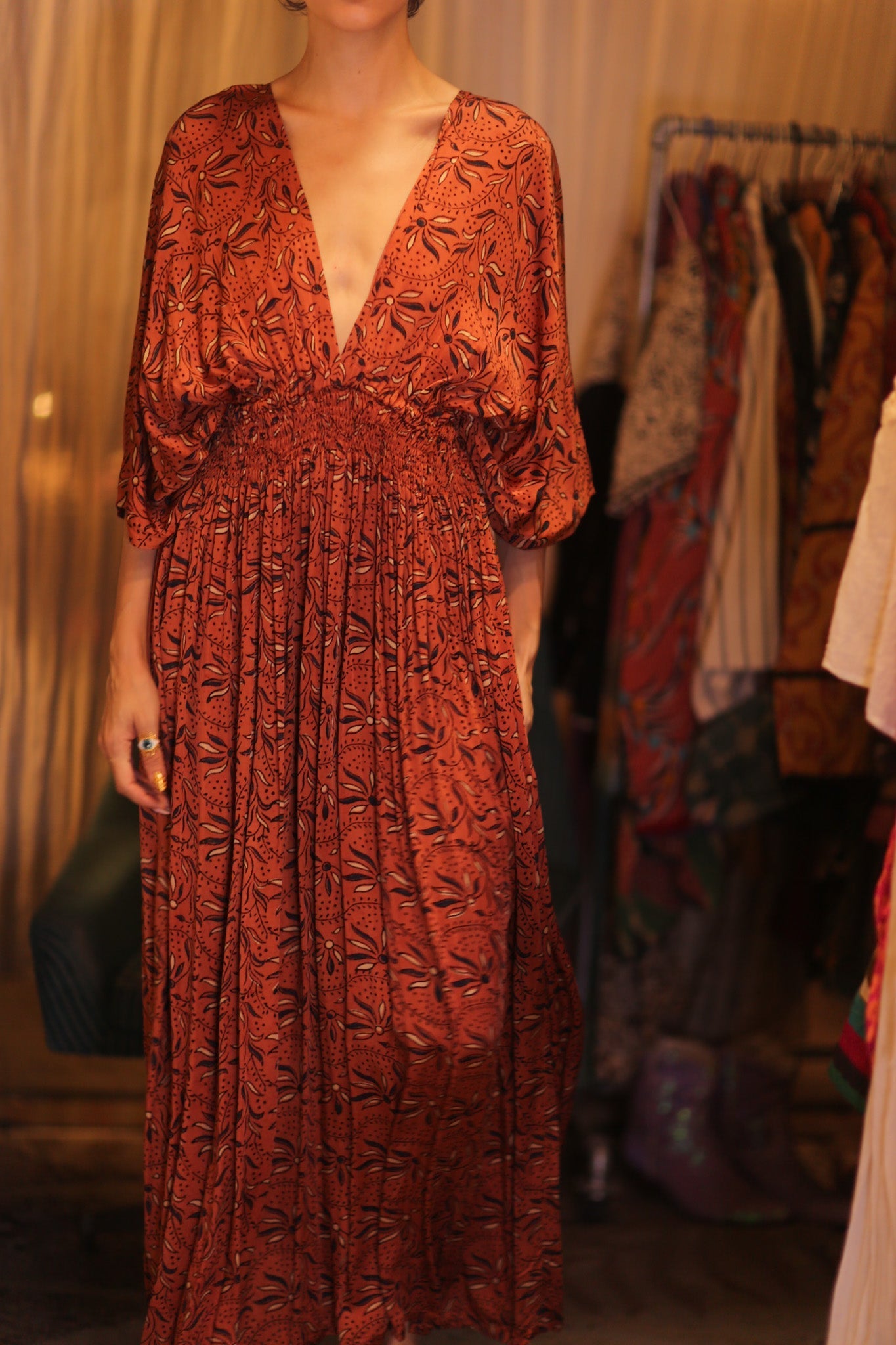 SILK DRESS ZURI YOZO