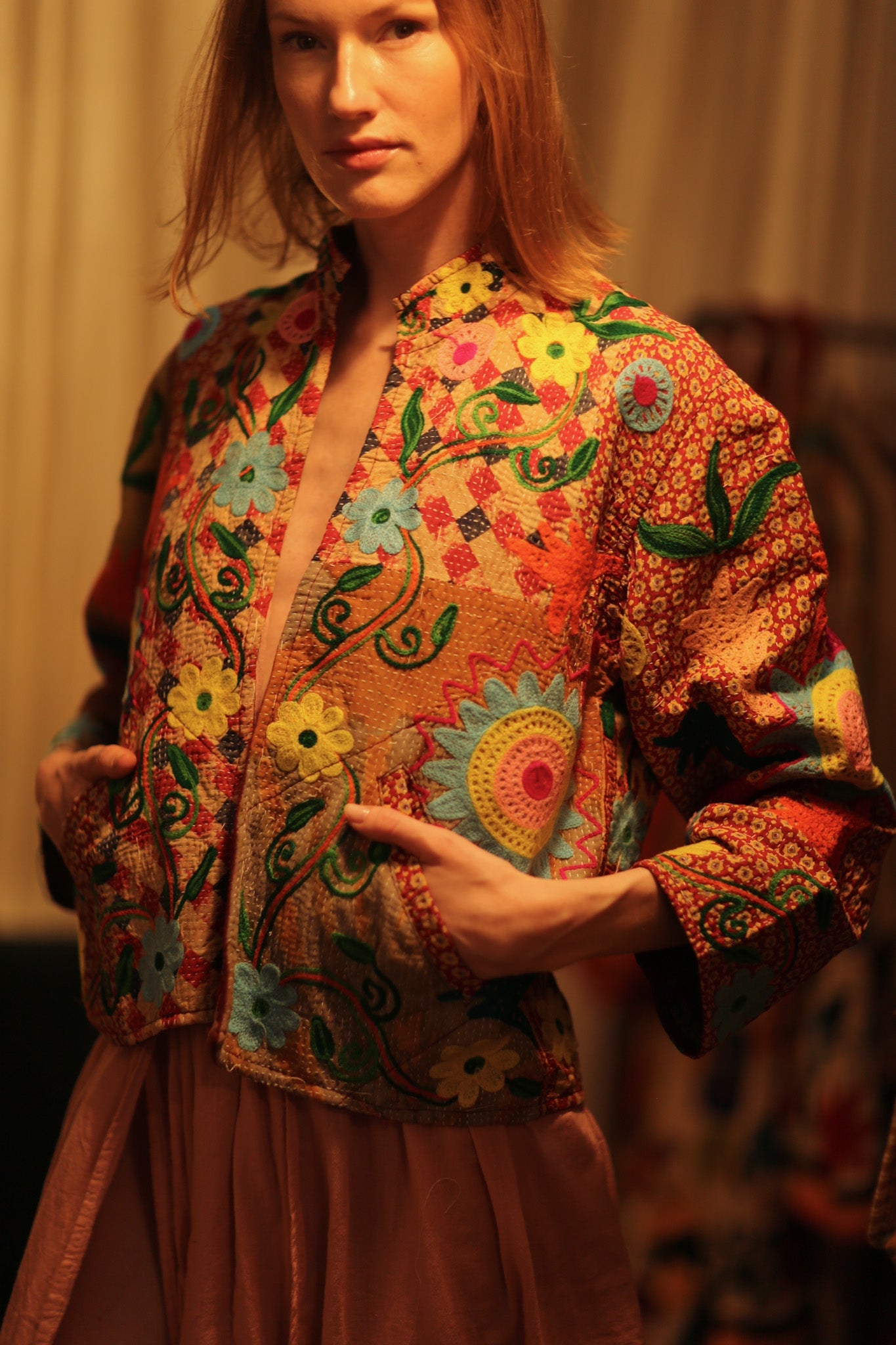 JACKET INGRID LOE EMBROIDERED
