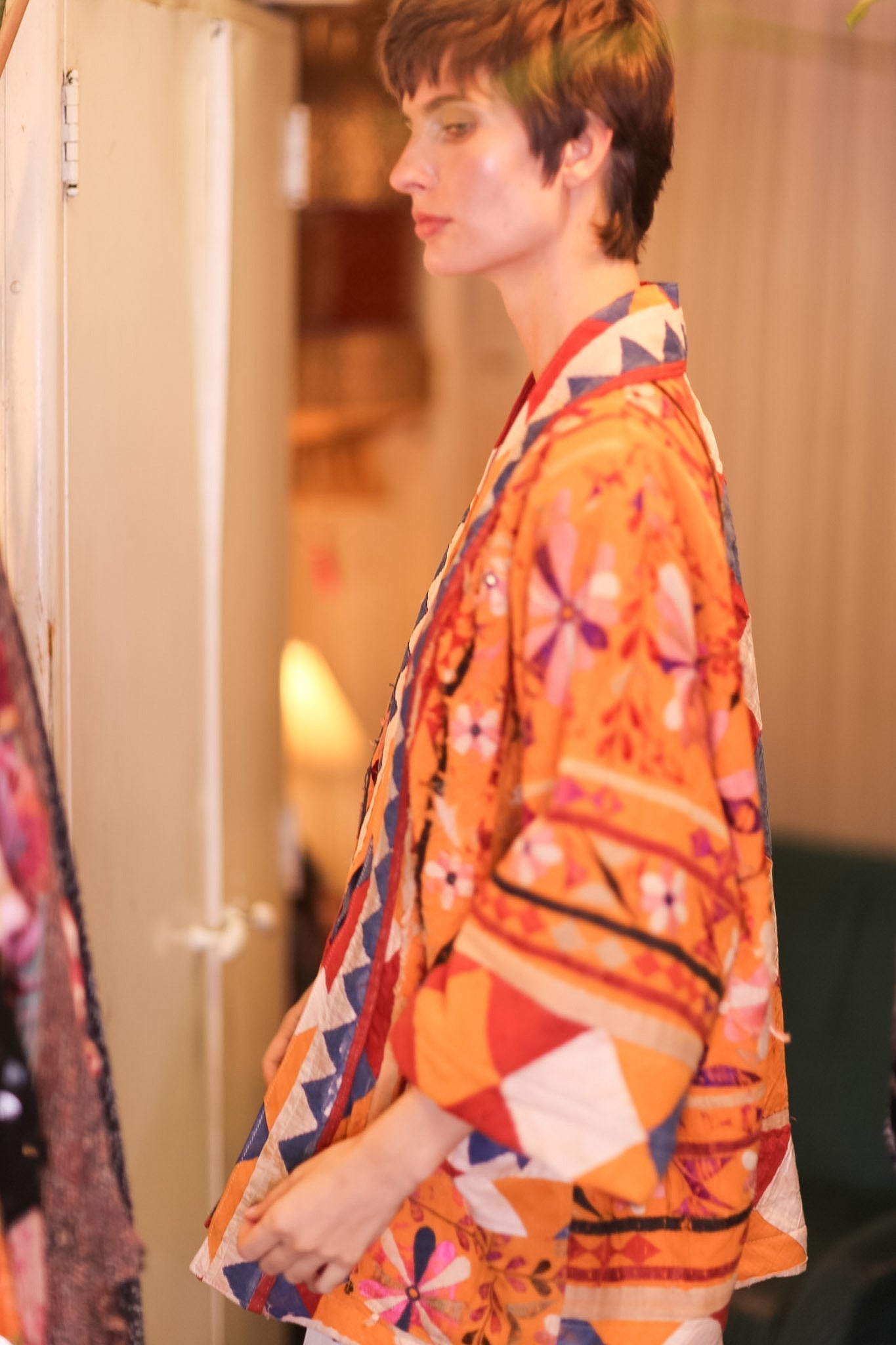 HALF KIMONO EMBROIDRED JACKET LORISA