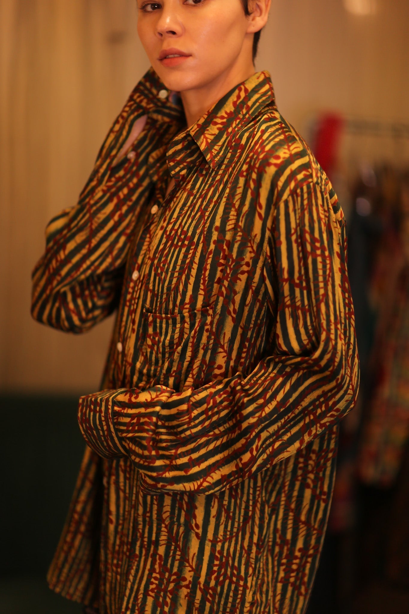 SILK BOYFRIEND SHIRT BILLIE BAMREST