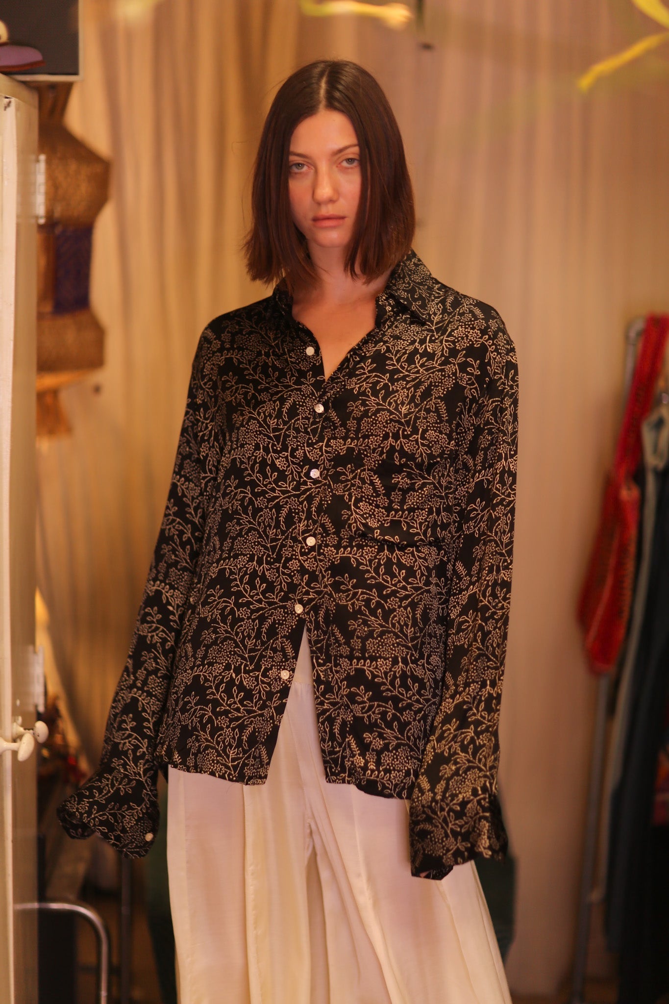 SILK BOYFRIEND SHIRT BILLIE PANKHET