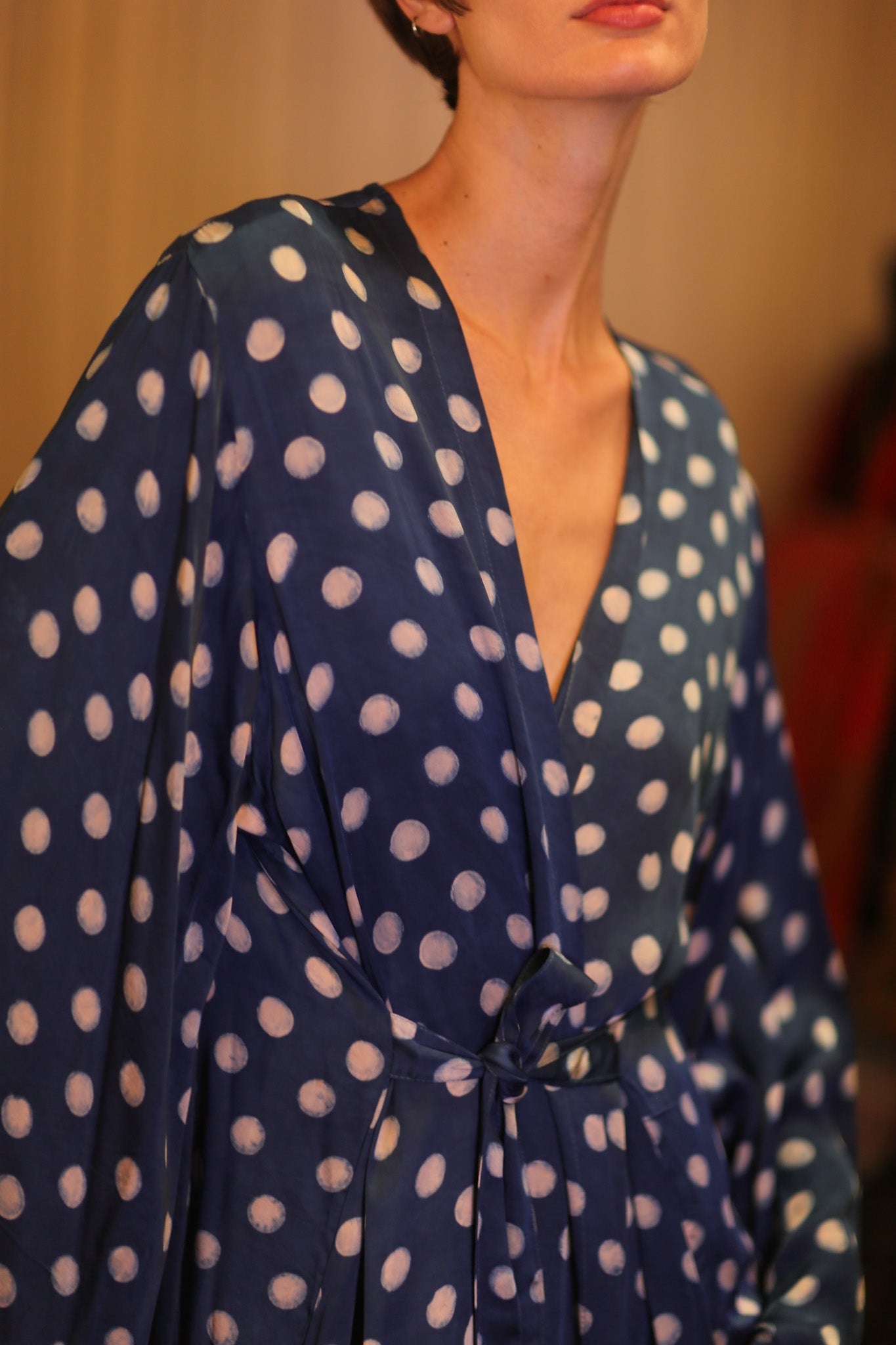SILK WING KIMONO PINA POLKA DOT MOONLET