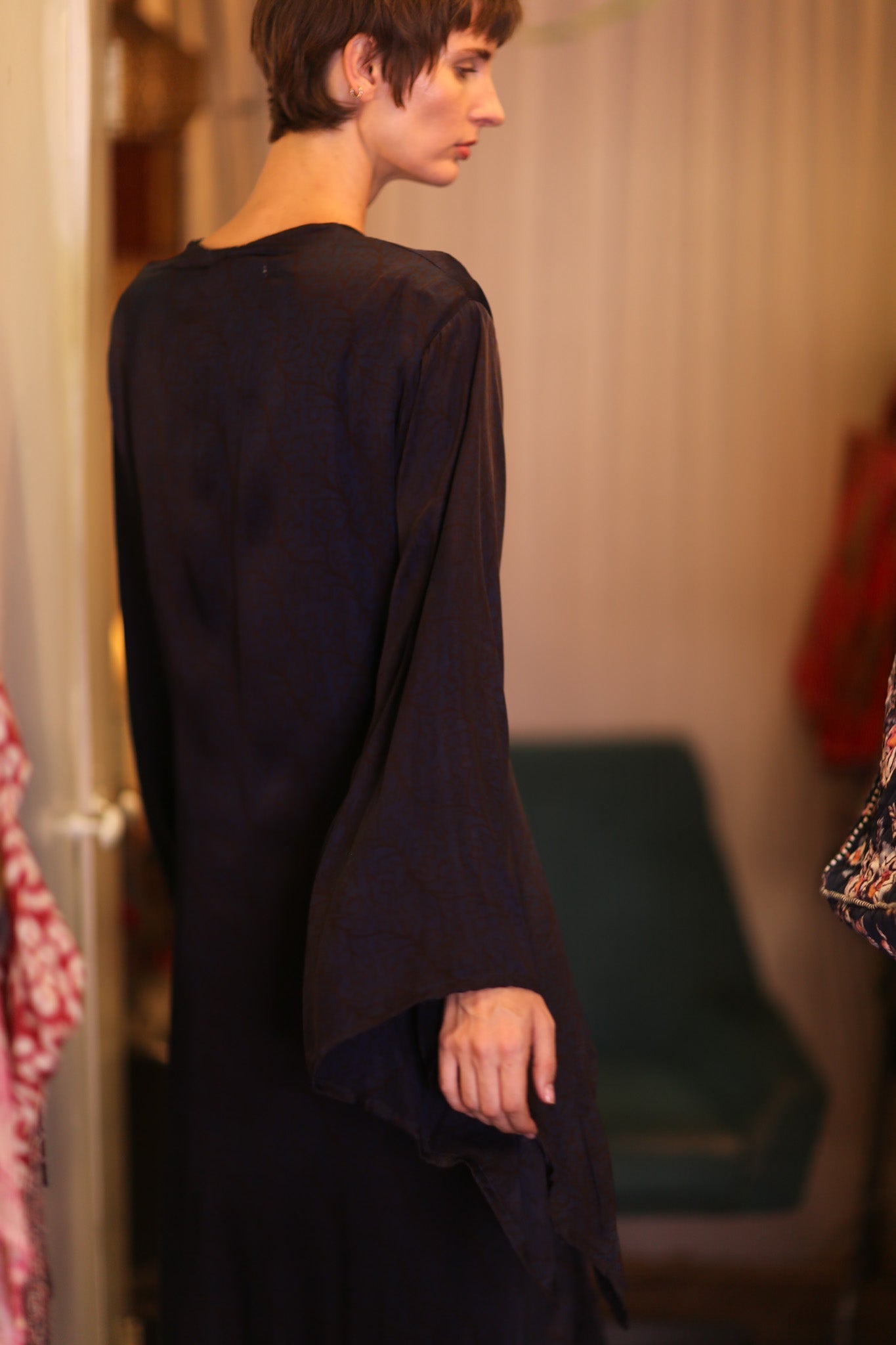 SILK WING KIMONO PINA NOIRA