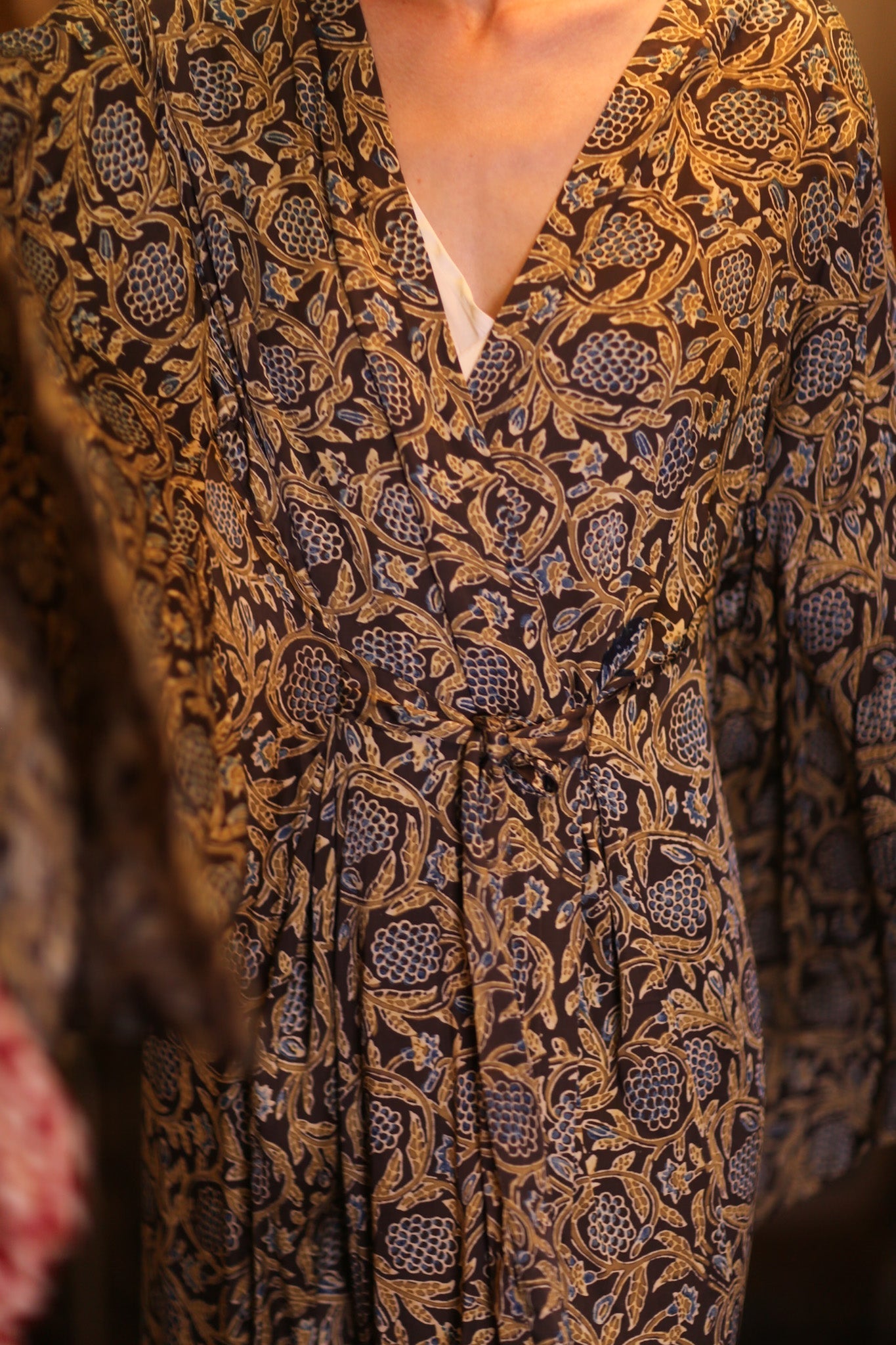 SILK WING KIMONO PINA HYDRANGEA