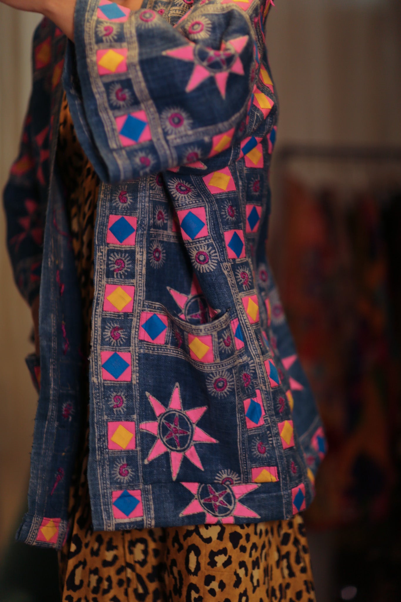 DAMON KANCHON SHORT KIMONO PINK