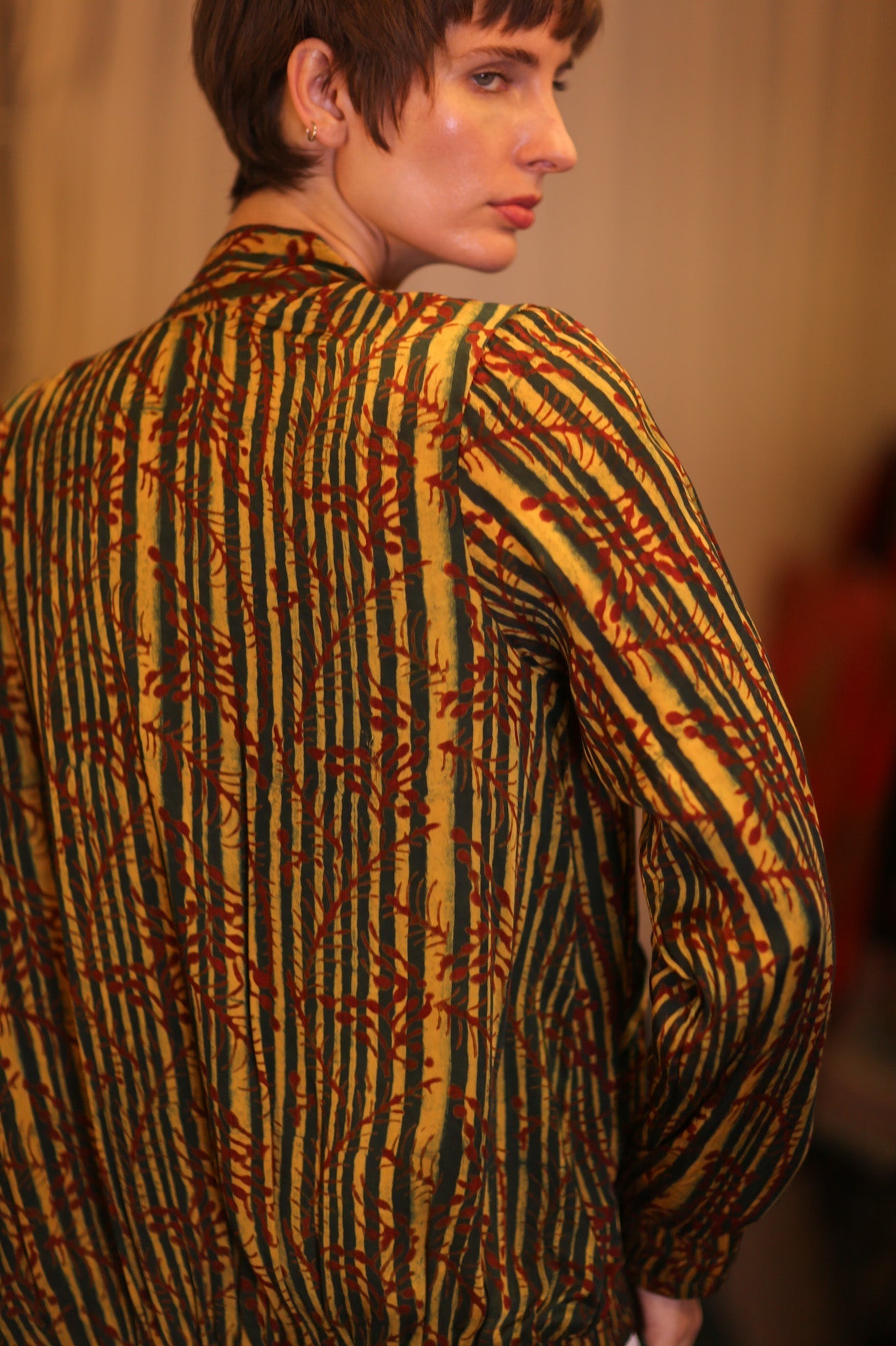 SILK BOMBER JACKET ANCHA BAMREST