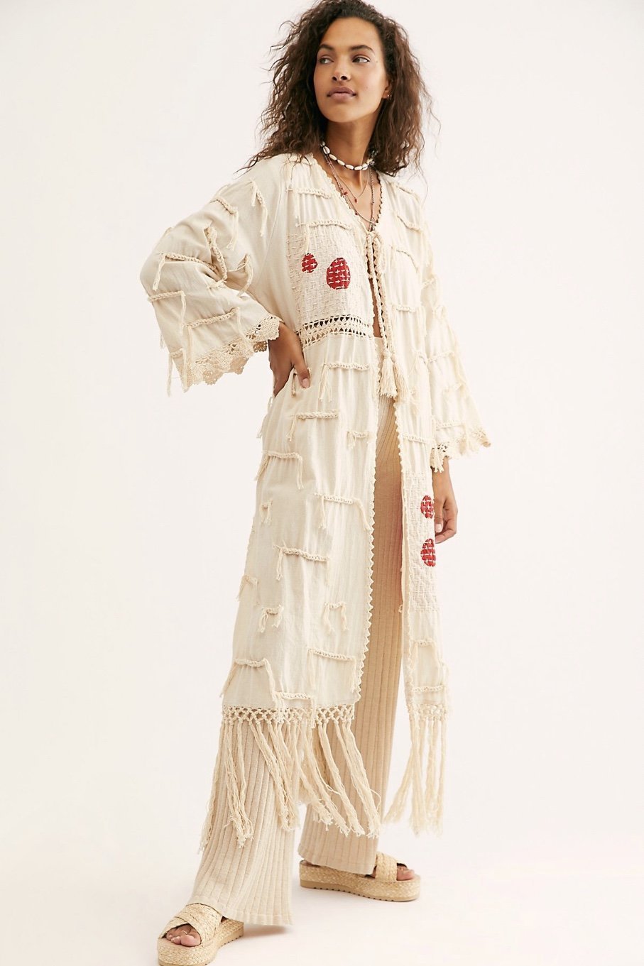 Amelia Crochet Fringe Kimono X FREE PEOPLE - MOMO STUDIO BERLIN - Berlin Concept Store - sustainable & ethical fashion