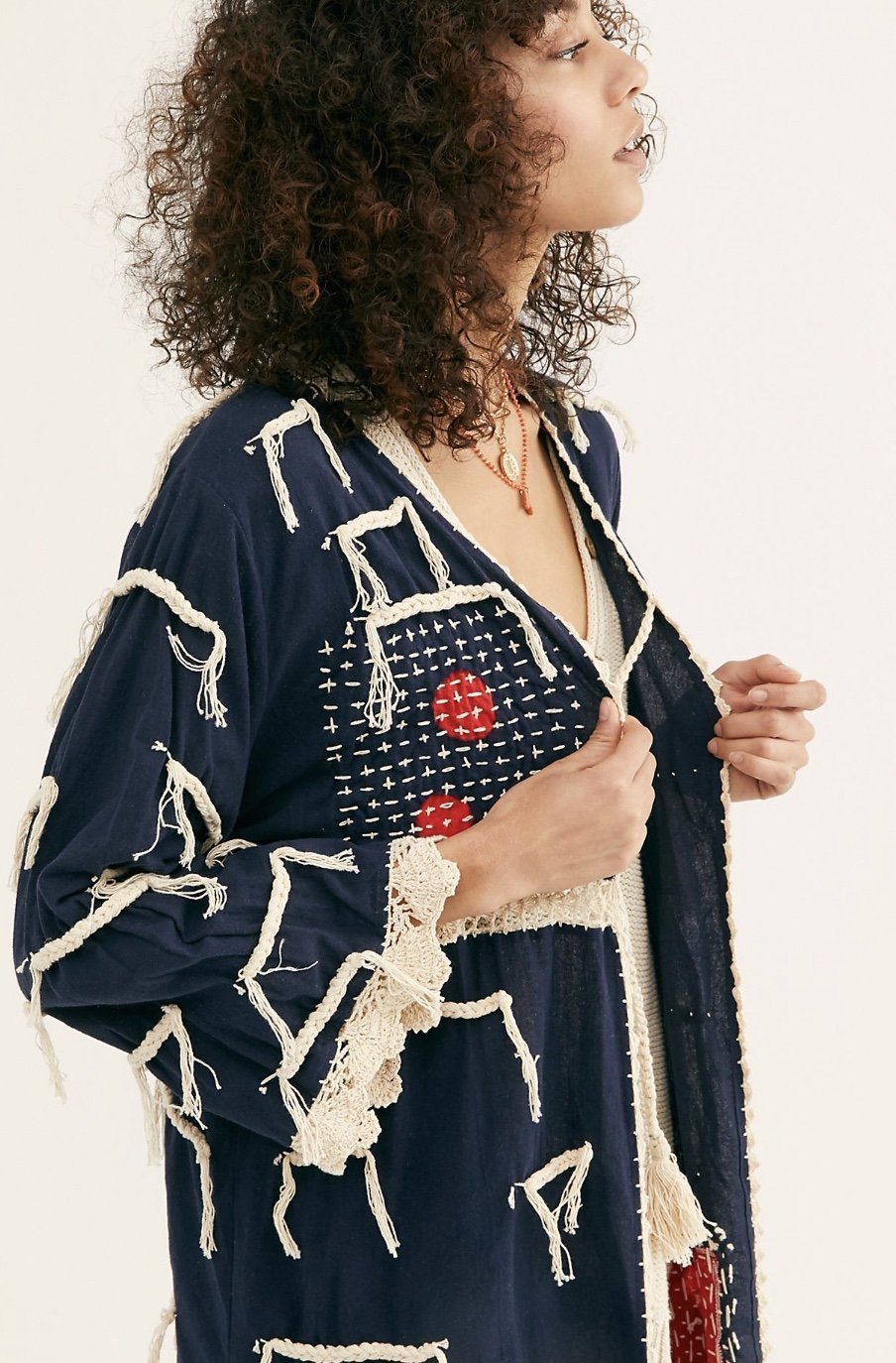 Amelia Crochet Fringe Kimono X FREE PEOPLE - MOMO STUDIO BERLIN - Berlin Concept Store - sustainable & ethical fashion