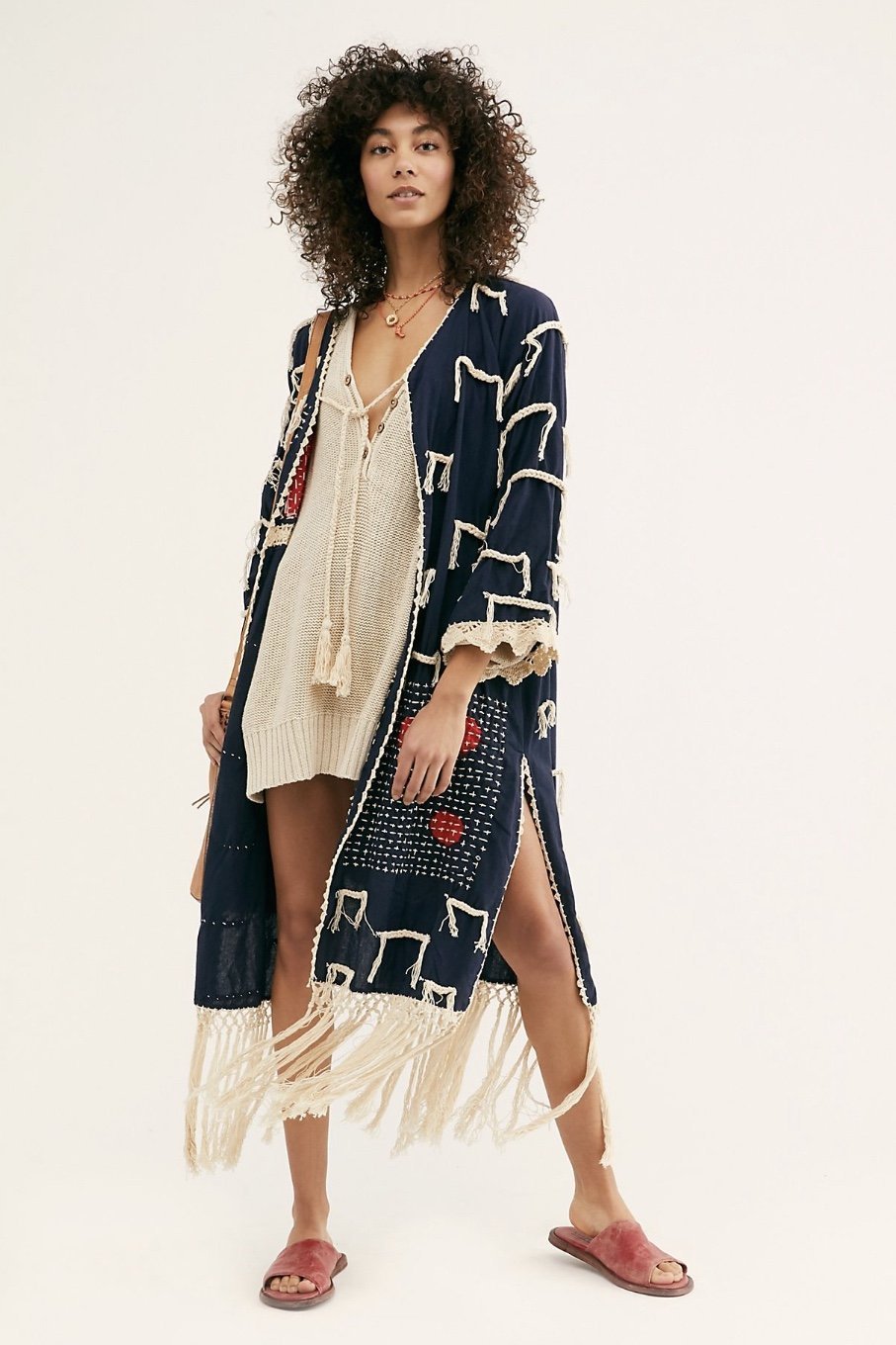 Amelia Crochet Fringe Kimono X FREE PEOPLE - MOMO STUDIO BERLIN - Berlin Concept Store - sustainable & ethical fashion