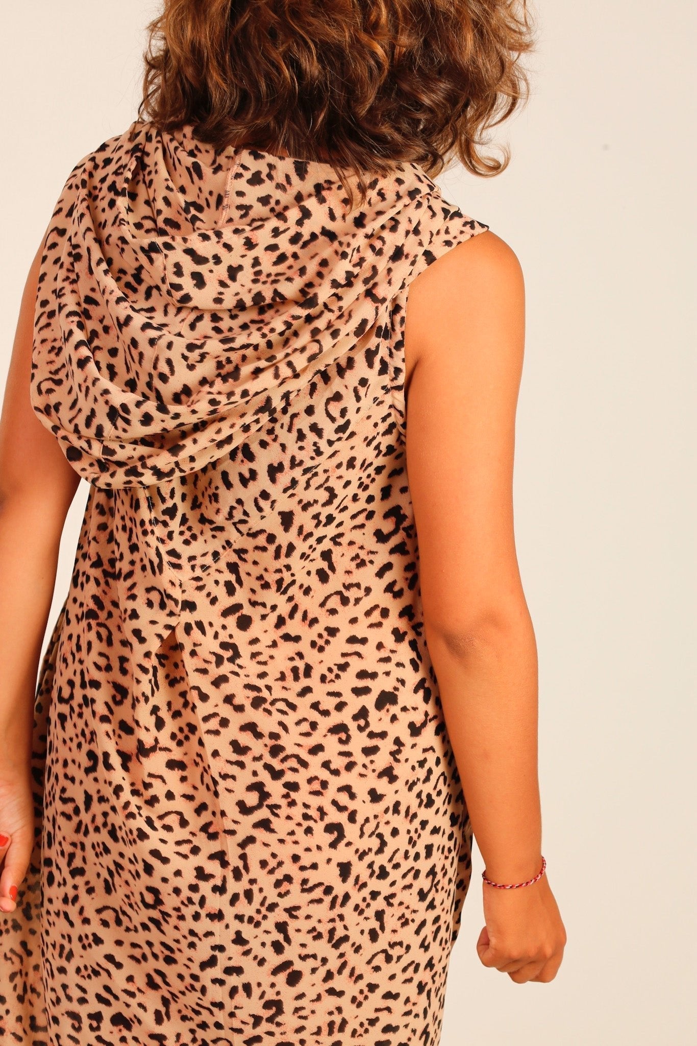 ANIMAL PRINT HOODIE DRESS - MOMO STUDIO BERLIN - Berlin Concept Store - sustainable & ethical fashion