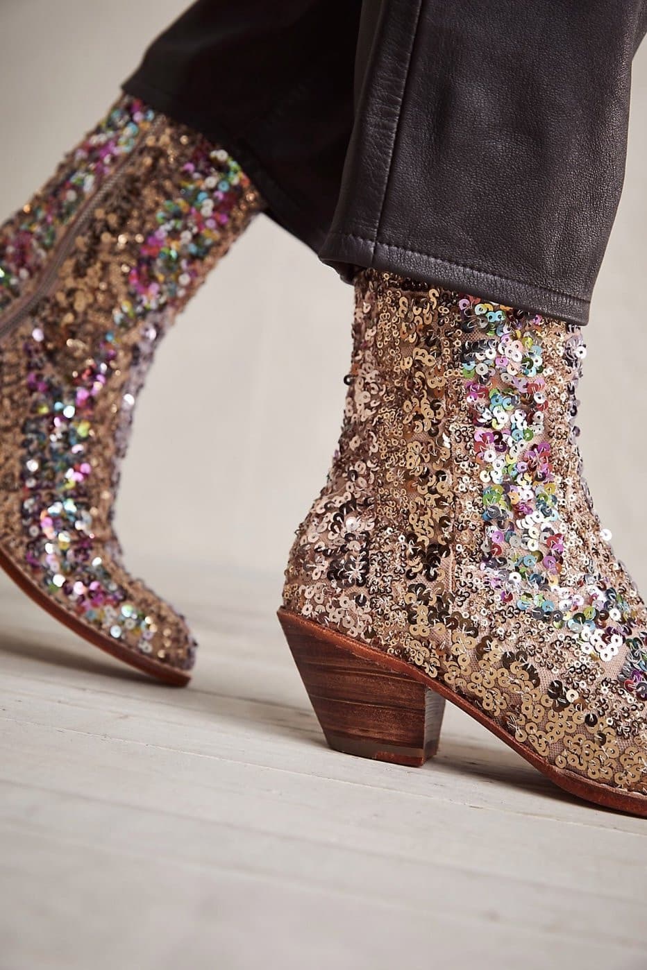 ASTERIA SEQUIN ANKLE BOOTS - MOMO STUDIO BERLIN - Berlin Concept Store - sustainable & ethical fashion