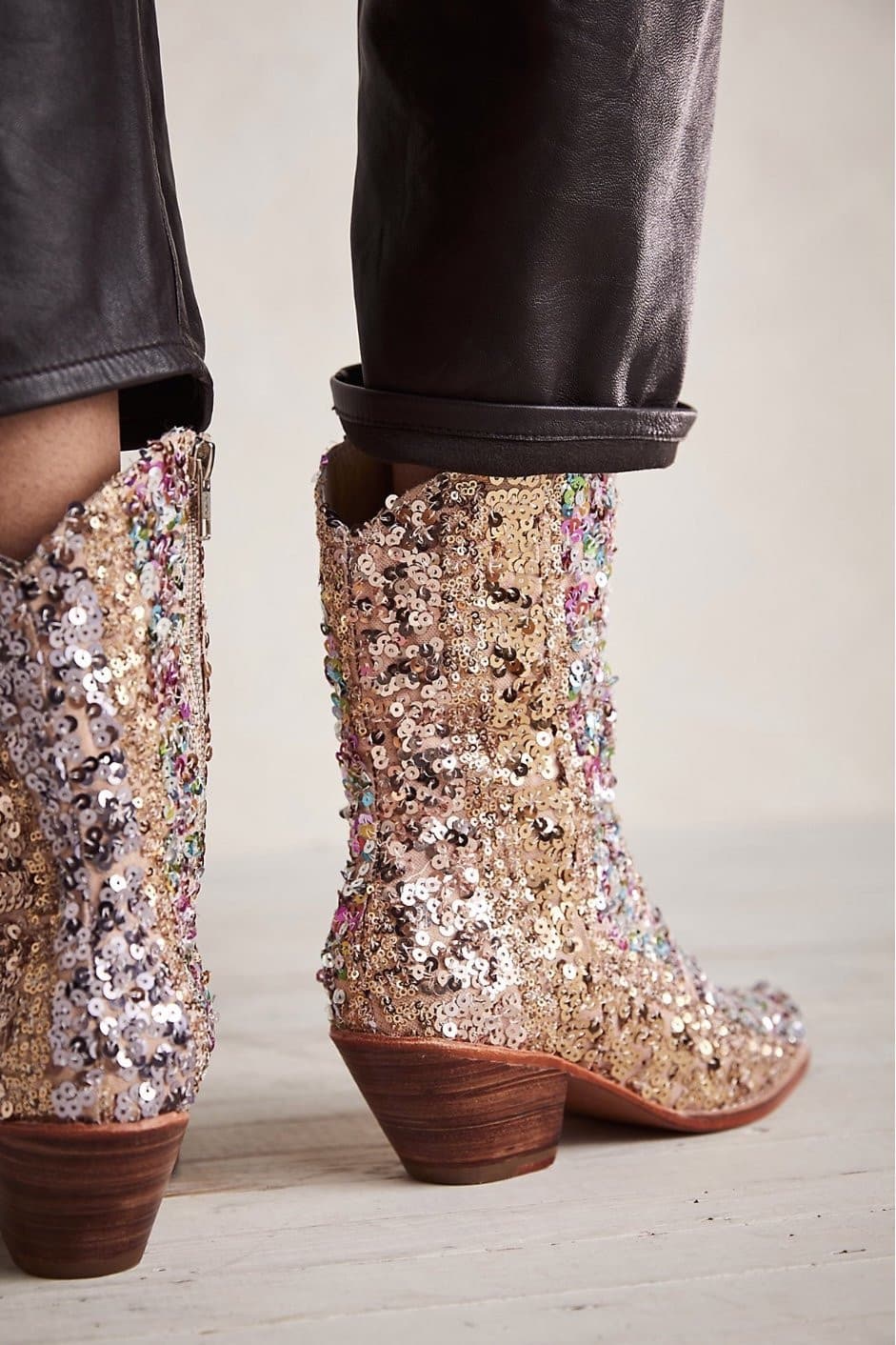 ASTERIA SEQUIN ANKLE BOOTS - MOMO STUDIO BERLIN - Berlin Concept Store - sustainable & ethical fashion