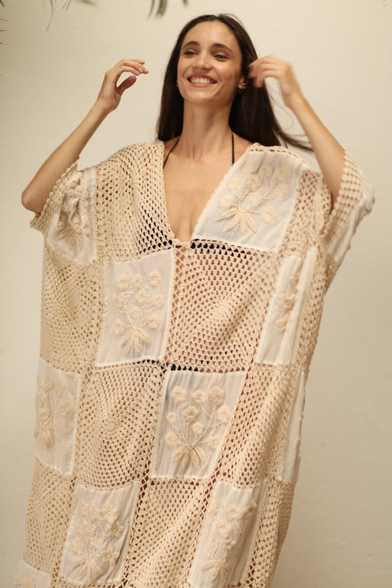 AURORA CROCHET KAFTAN - MOMO STUDIO BERLIN - Berlin Concept Store - sustainable & ethical fashion