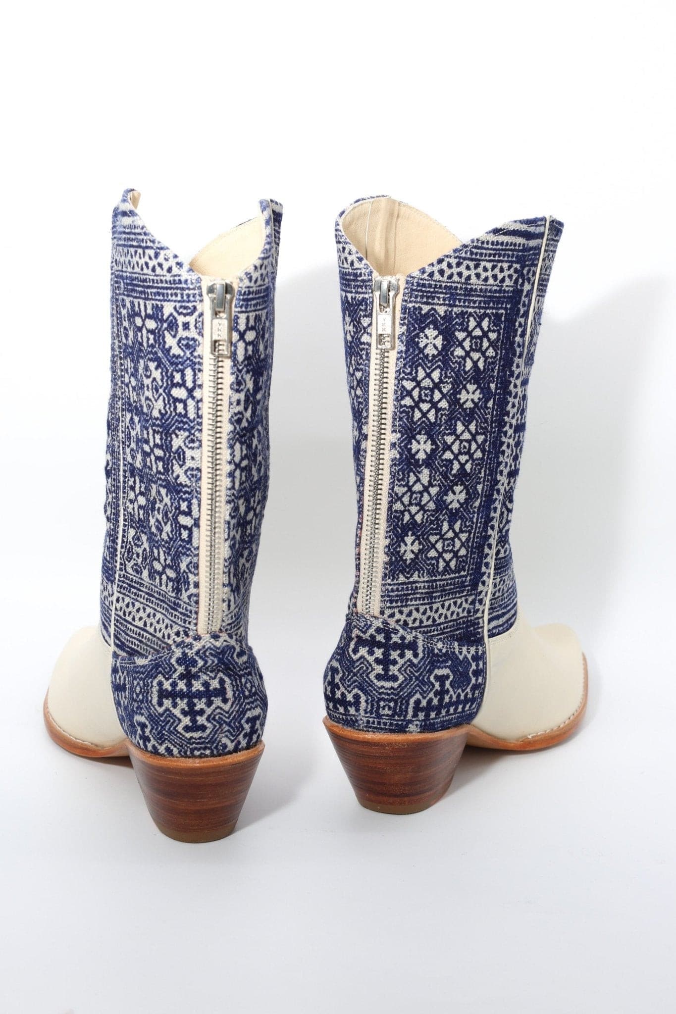 BATIK INDIGO WESTERN BOOTS MOLI - MOMO STUDIO BERLIN - Berlin Concept Store - sustainable & ethical fashion