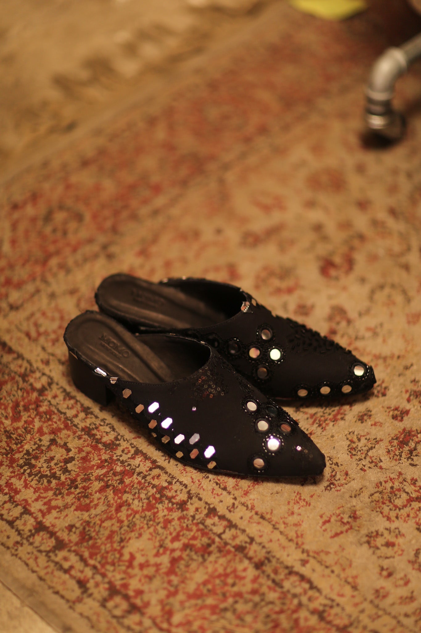 BLACK HEELED MULES LINERA - MOMO STUDIO BERLIN - Berlin Concept Store - sustainable & ethical fashion