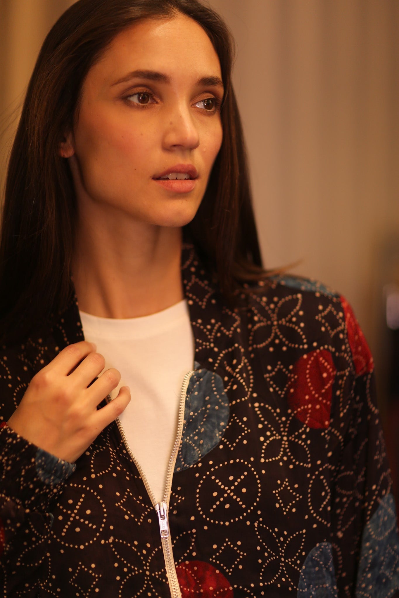 BOMBER JACKET SILK ANCHA DOMI - MOMO STUDIO BERLIN - Berlin Concept Store - sustainable & ethical fashion