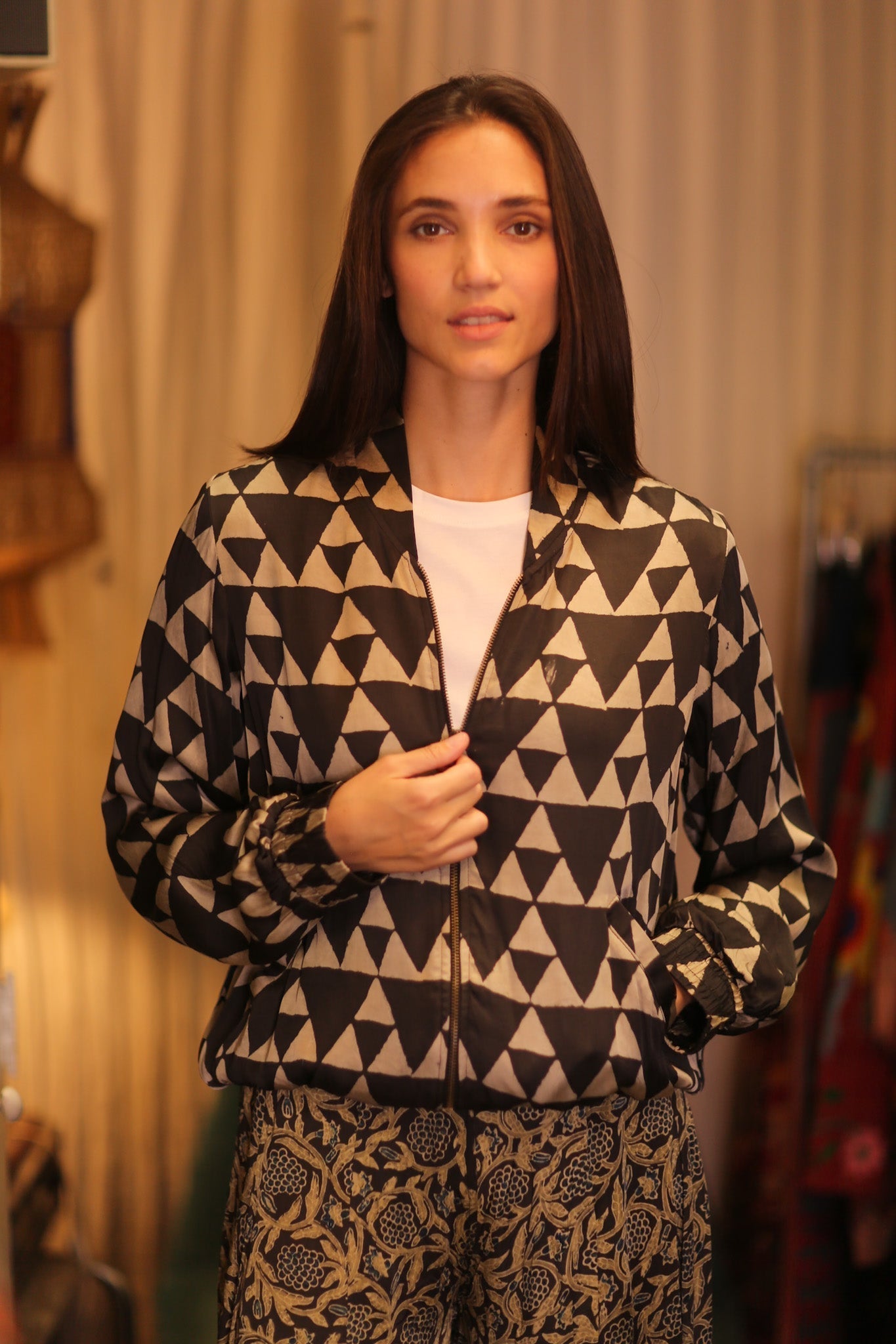 BOMBER JACKET SILK ANCHA ISRA - MOMO STUDIO BERLIN - Berlin Concept Store - sustainable & ethical fashion