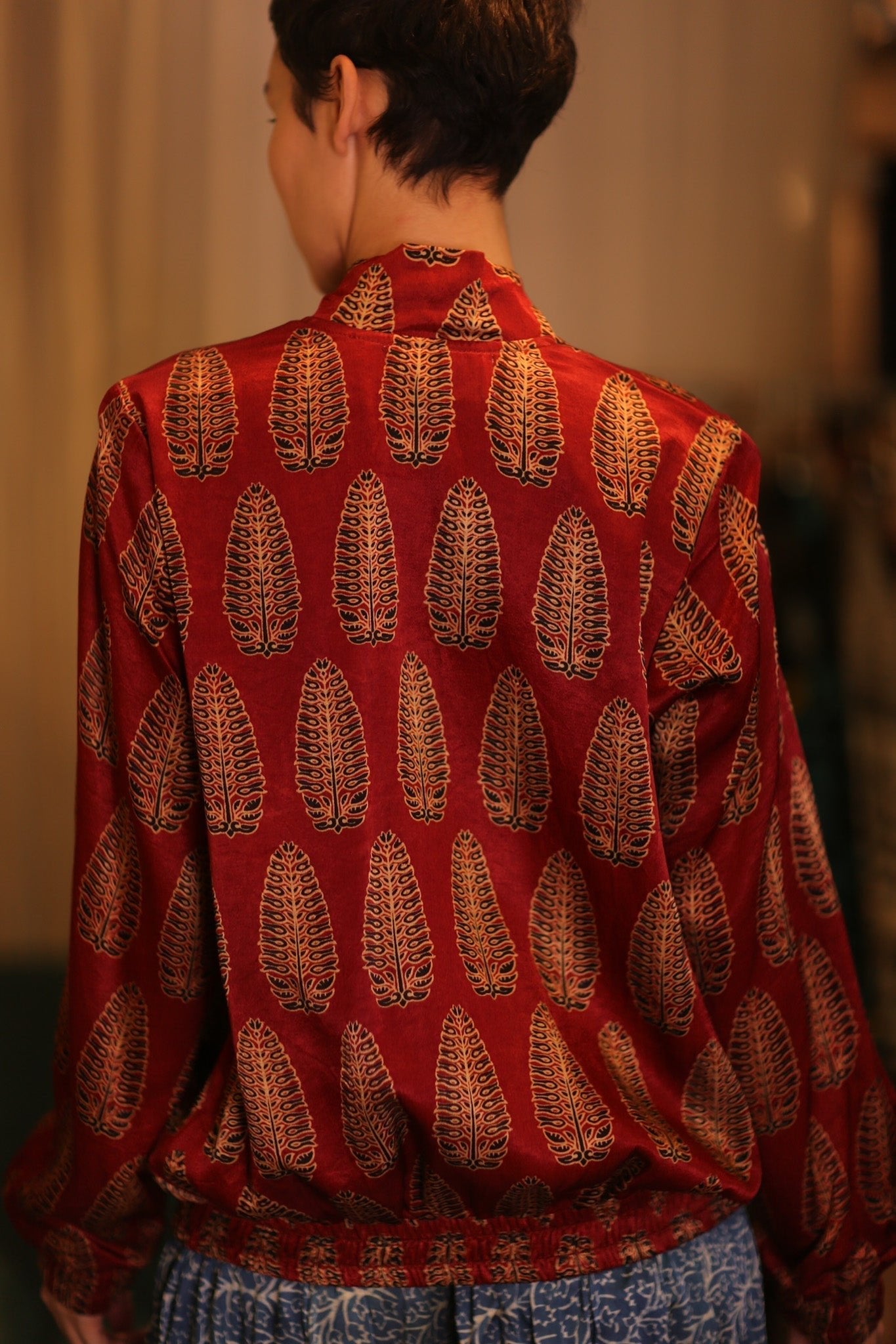 BOMBER JACKET SILK ANCHA LOLI - MOMO STUDIO BERLIN - Berlin Concept Store - sustainable & ethical fashion