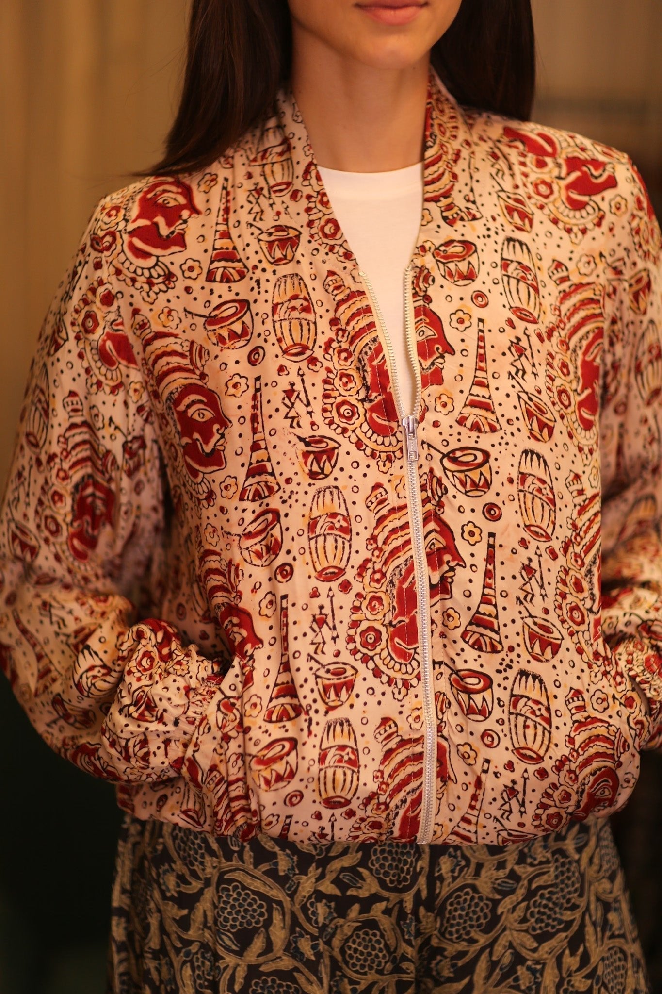 BOMBER JACKET SILK ANCHA MARINI - MOMO STUDIO BERLIN - Berlin Concept Store - sustainable & ethical fashion