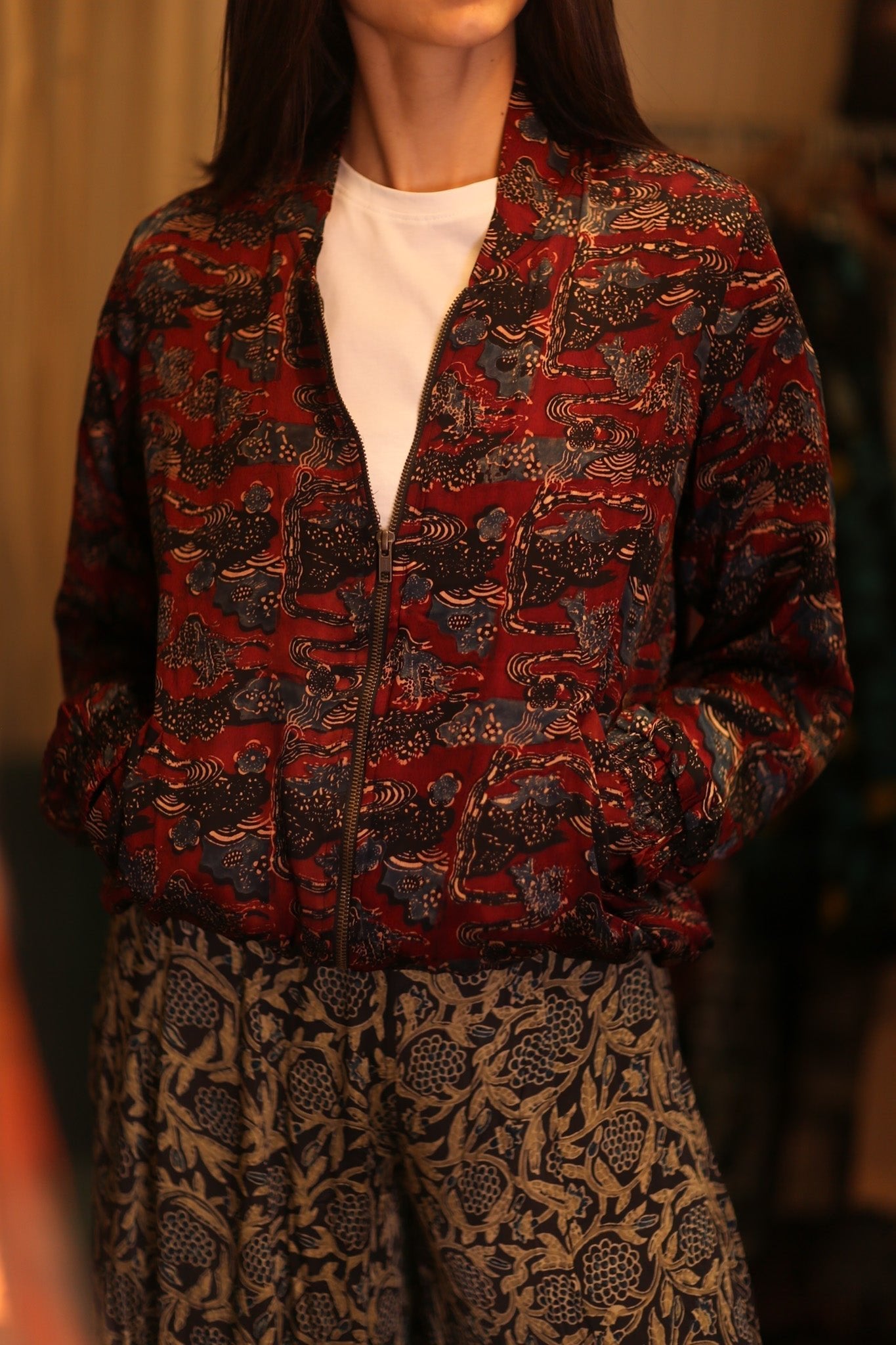 BOMBER JACKET SILK ANCHA POPI - MOMO STUDIO BERLIN - Berlin Concept Store - sustainable & ethical fashion