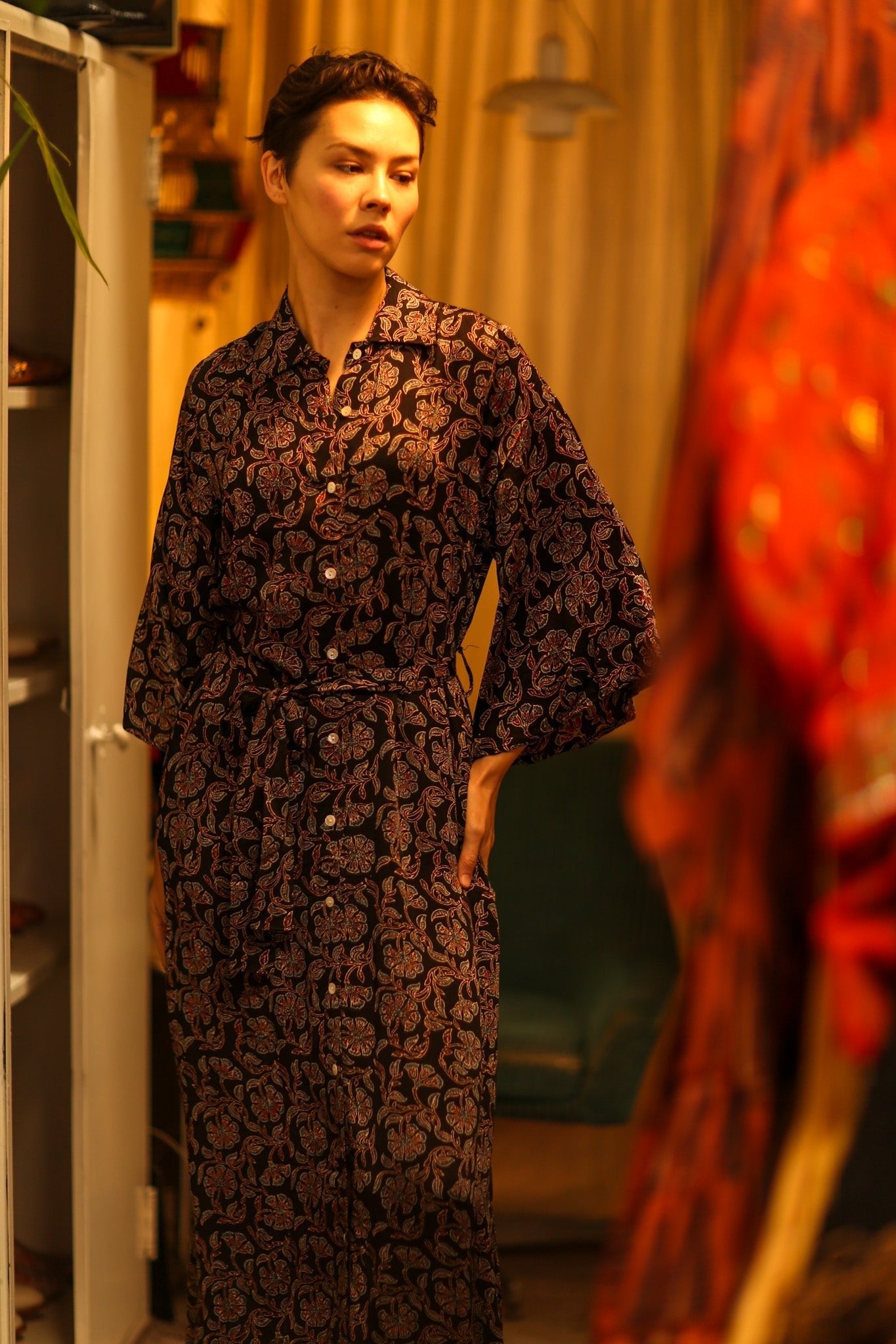 BOTTOM DOWN DRESS OLISA - MOMO STUDIO BERLIN - Berlin Concept Store - sustainable & ethical fashion