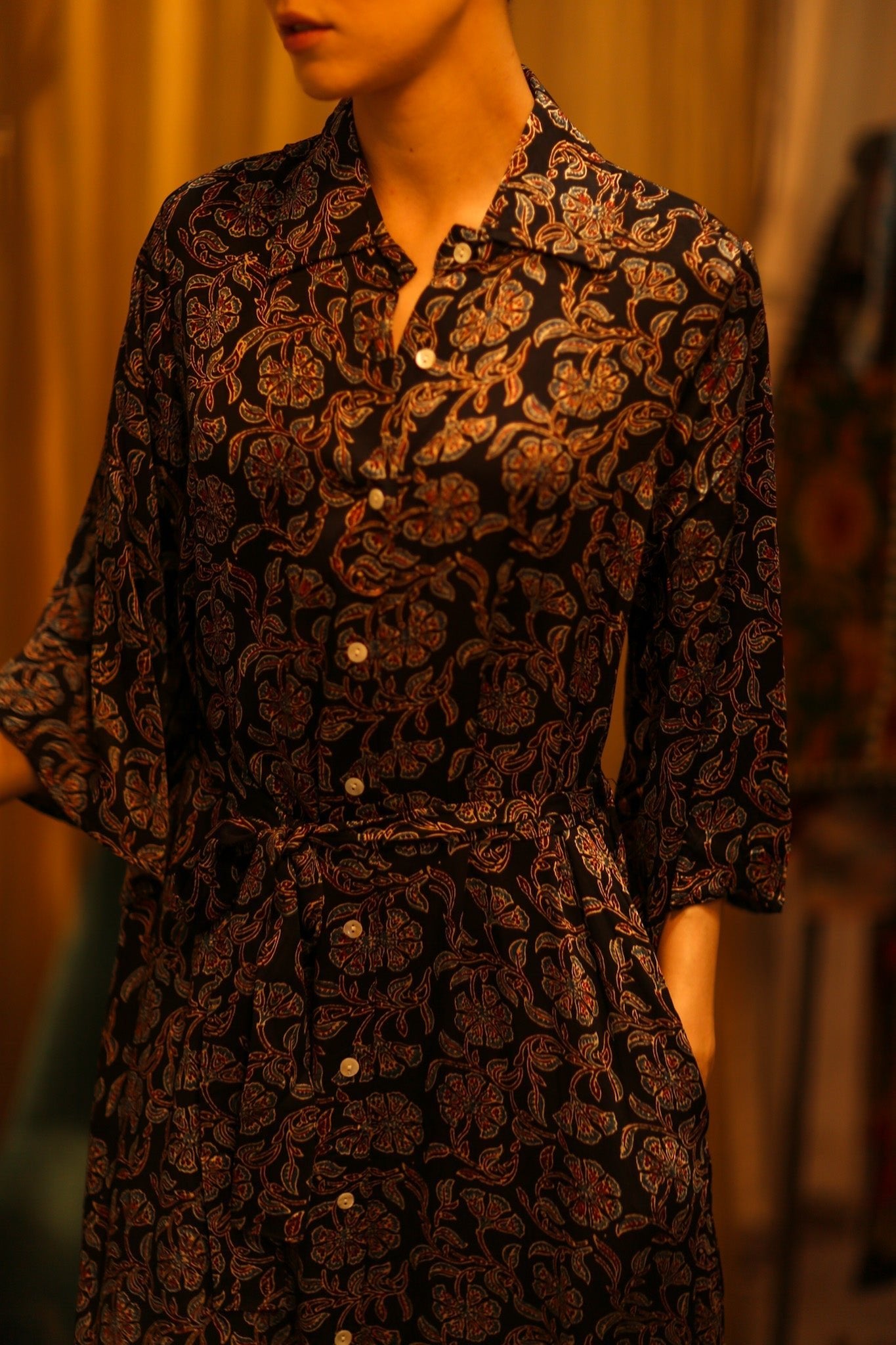 BOTTOM DOWN DRESS OLISA - MOMO STUDIO BERLIN - Berlin Concept Store - sustainable & ethical fashion