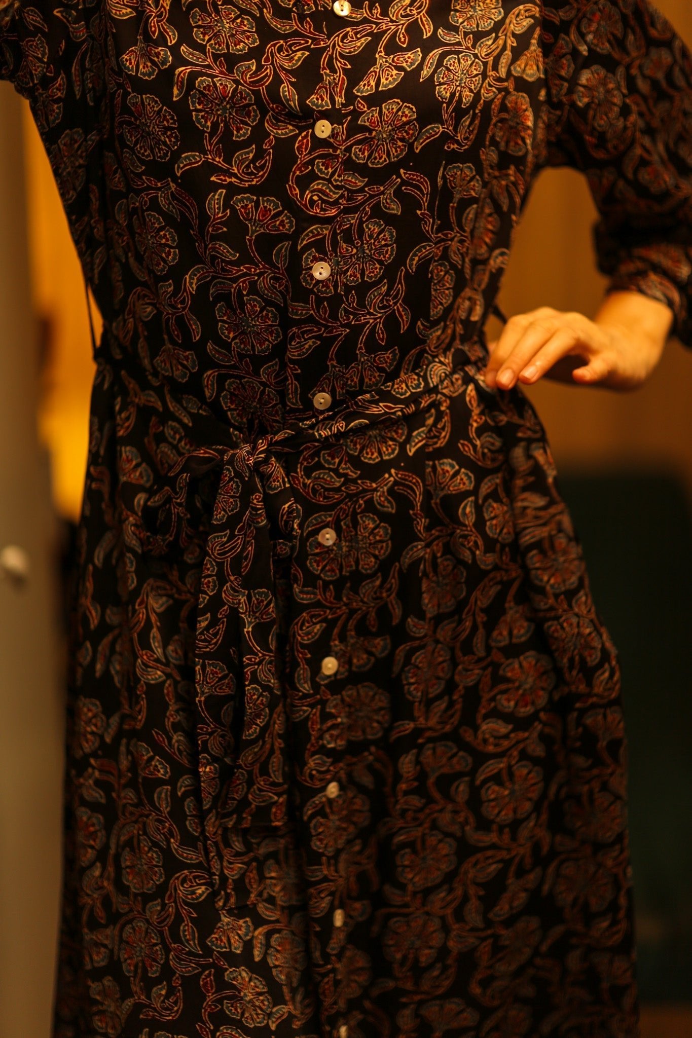 BOTTOM DOWN DRESS OLISA - MOMO STUDIO BERLIN - Berlin Concept Store - sustainable & ethical fashion