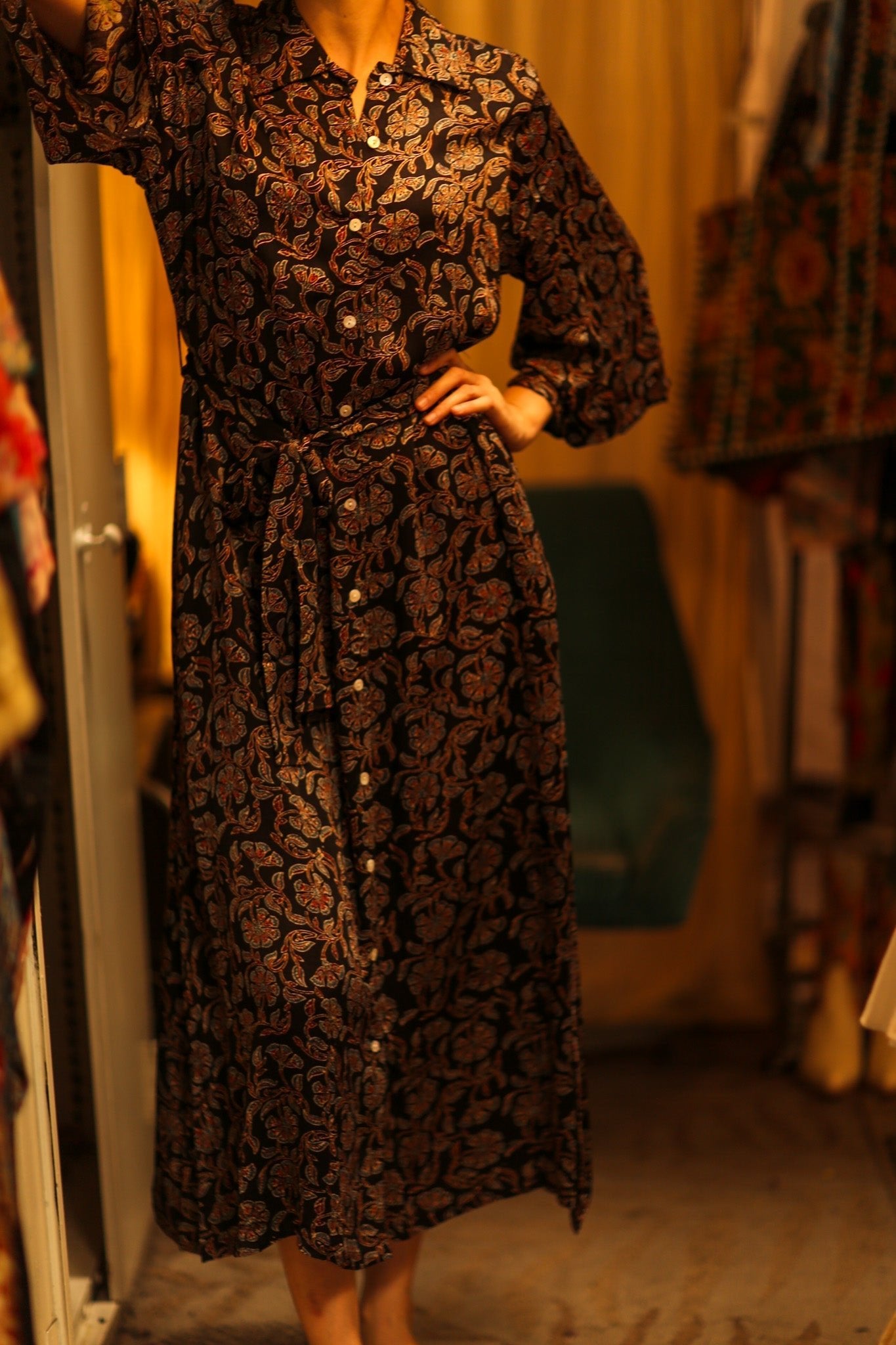 BOTTOM DOWN DRESS OLISA - MOMO STUDIO BERLIN - Berlin Concept Store - sustainable & ethical fashion