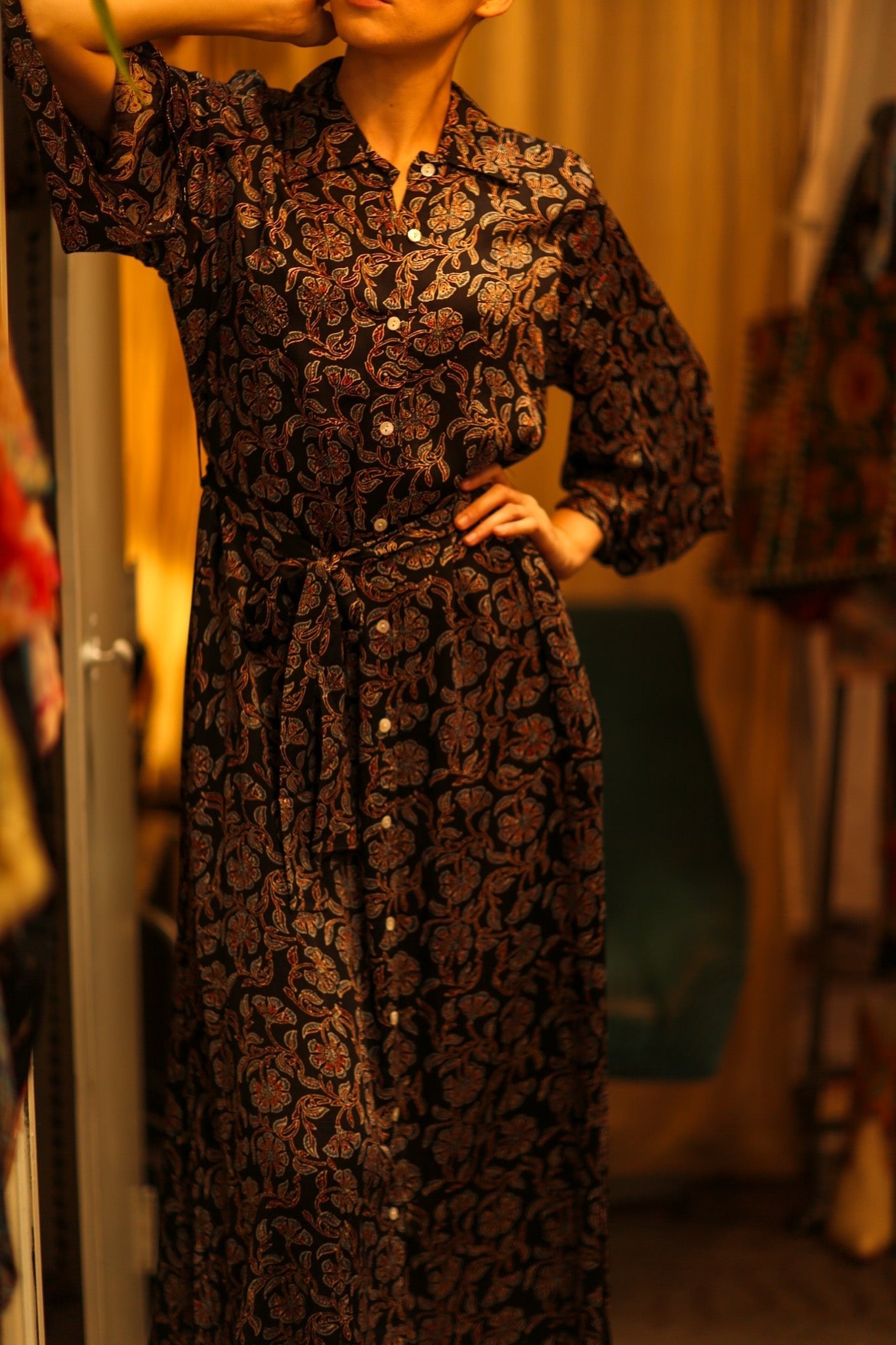 BOTTOM DOWN DRESS OLISA - MOMO STUDIO BERLIN - Berlin Concept Store - sustainable & ethical fashion