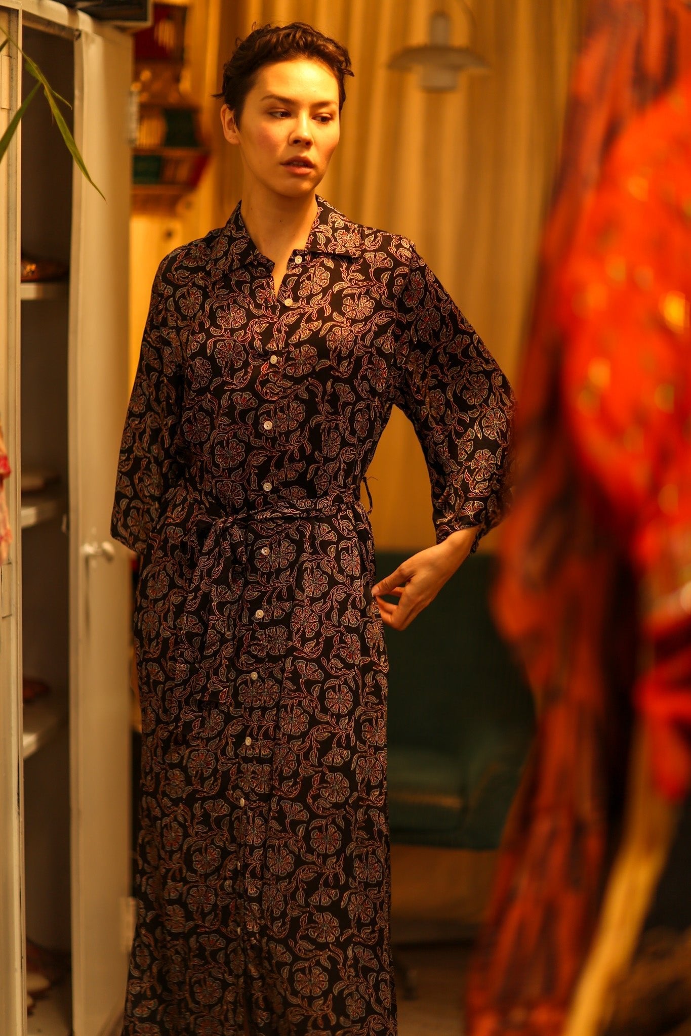 BOTTOM DOWN DRESS OLISA - MOMO STUDIO BERLIN - Berlin Concept Store - sustainable & ethical fashion