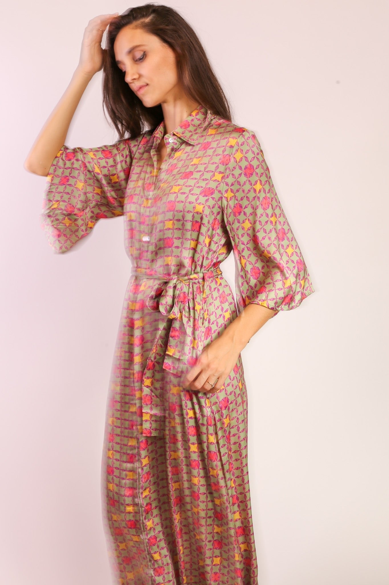 BUTTON DOWN DRESS KIMONO SOKAGI - MOMO STUDIO BERLIN - Berlin Concept Store - sustainable & ethical fashion